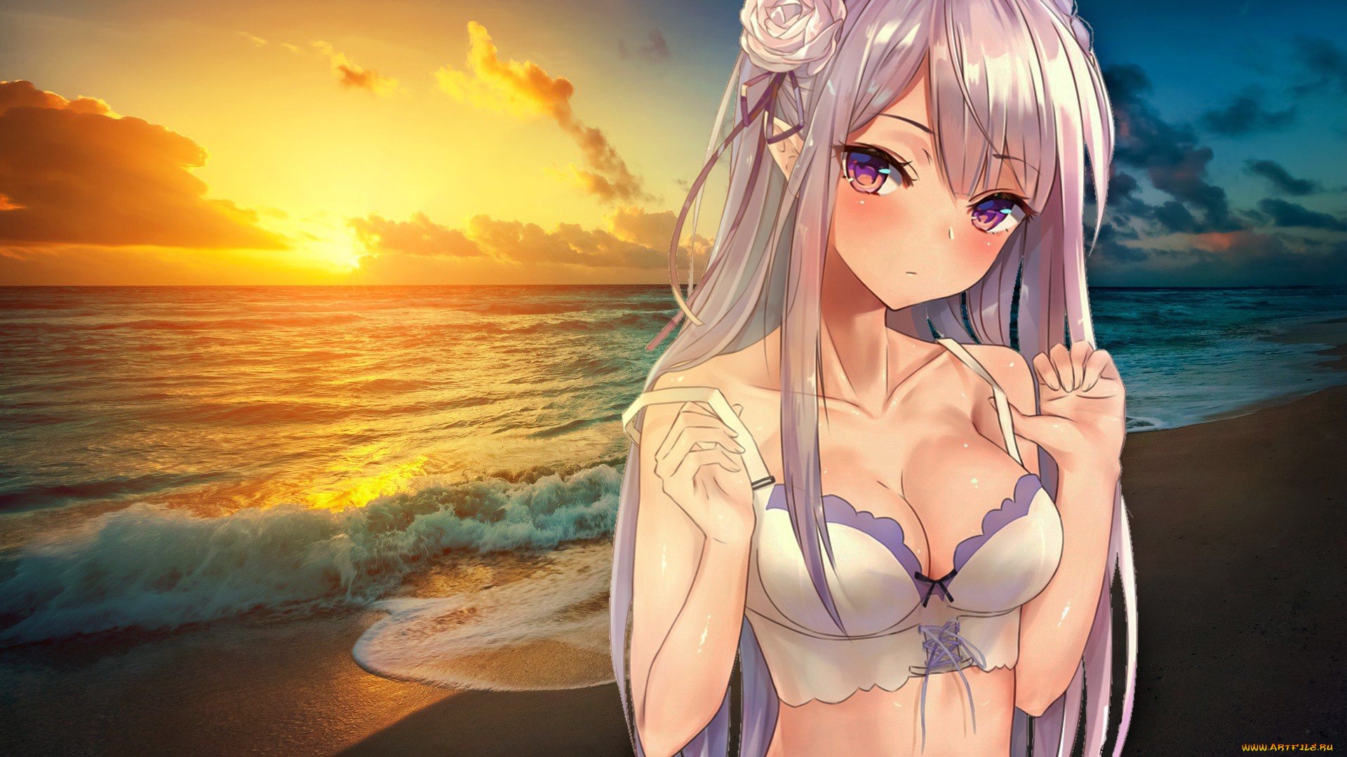 аниме, re, , zero, kara, hajimeru, isekai, seikatsu, emilia