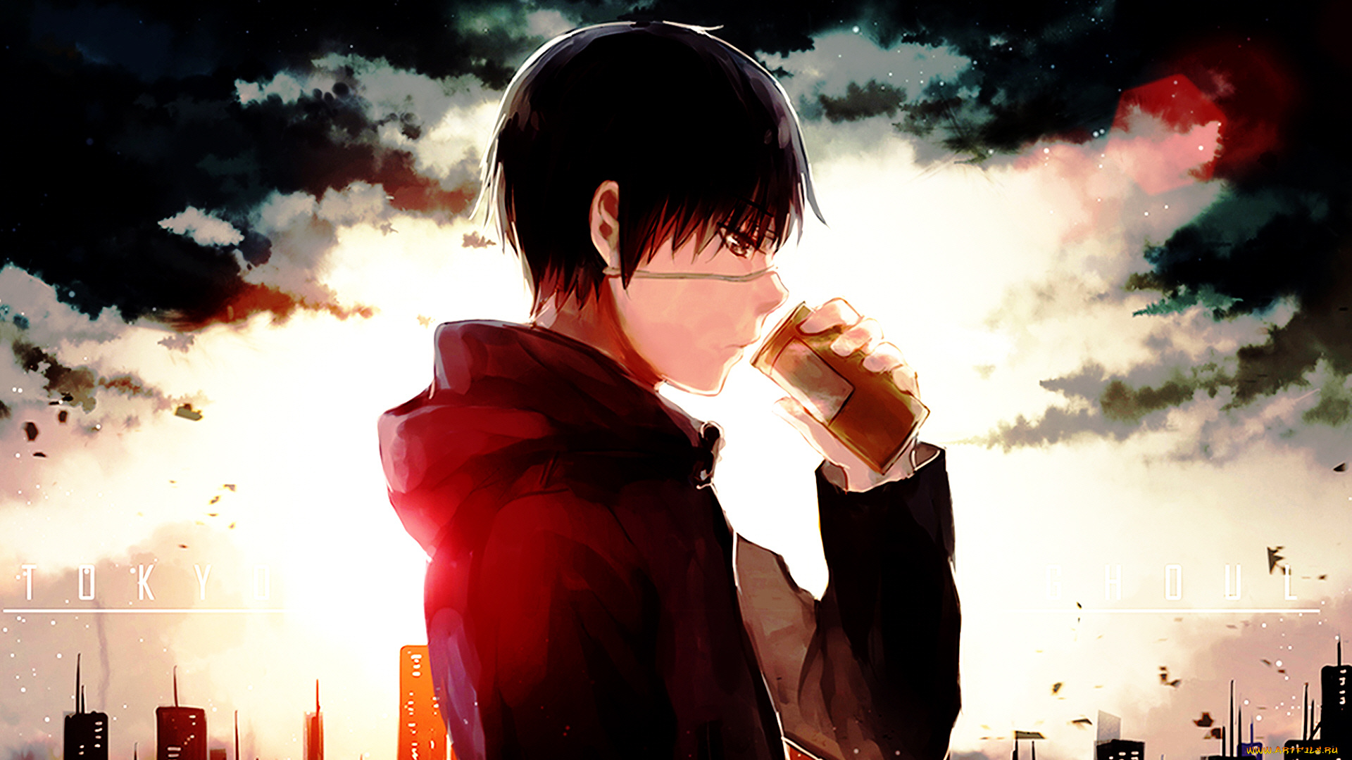 аниме, tokyo, ghoul, канеки