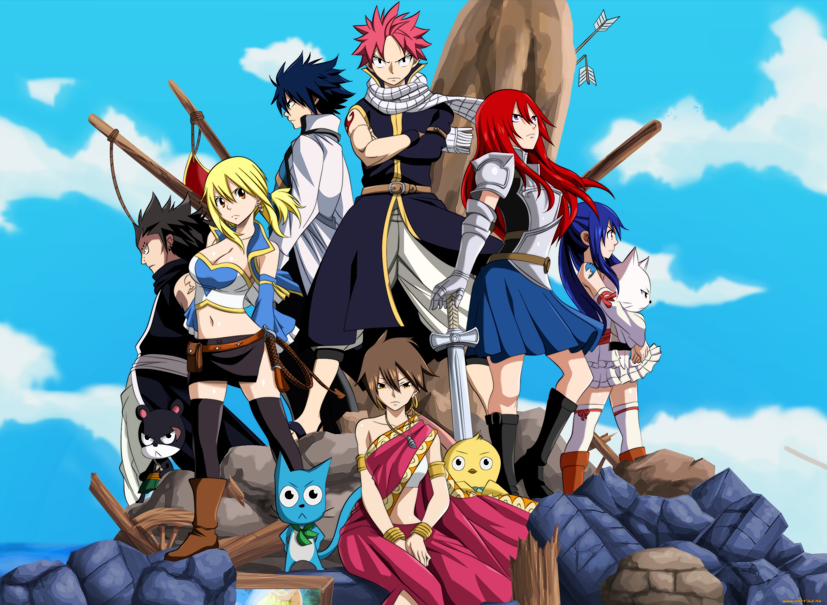 аниме, fairy, tail, fairy, tail