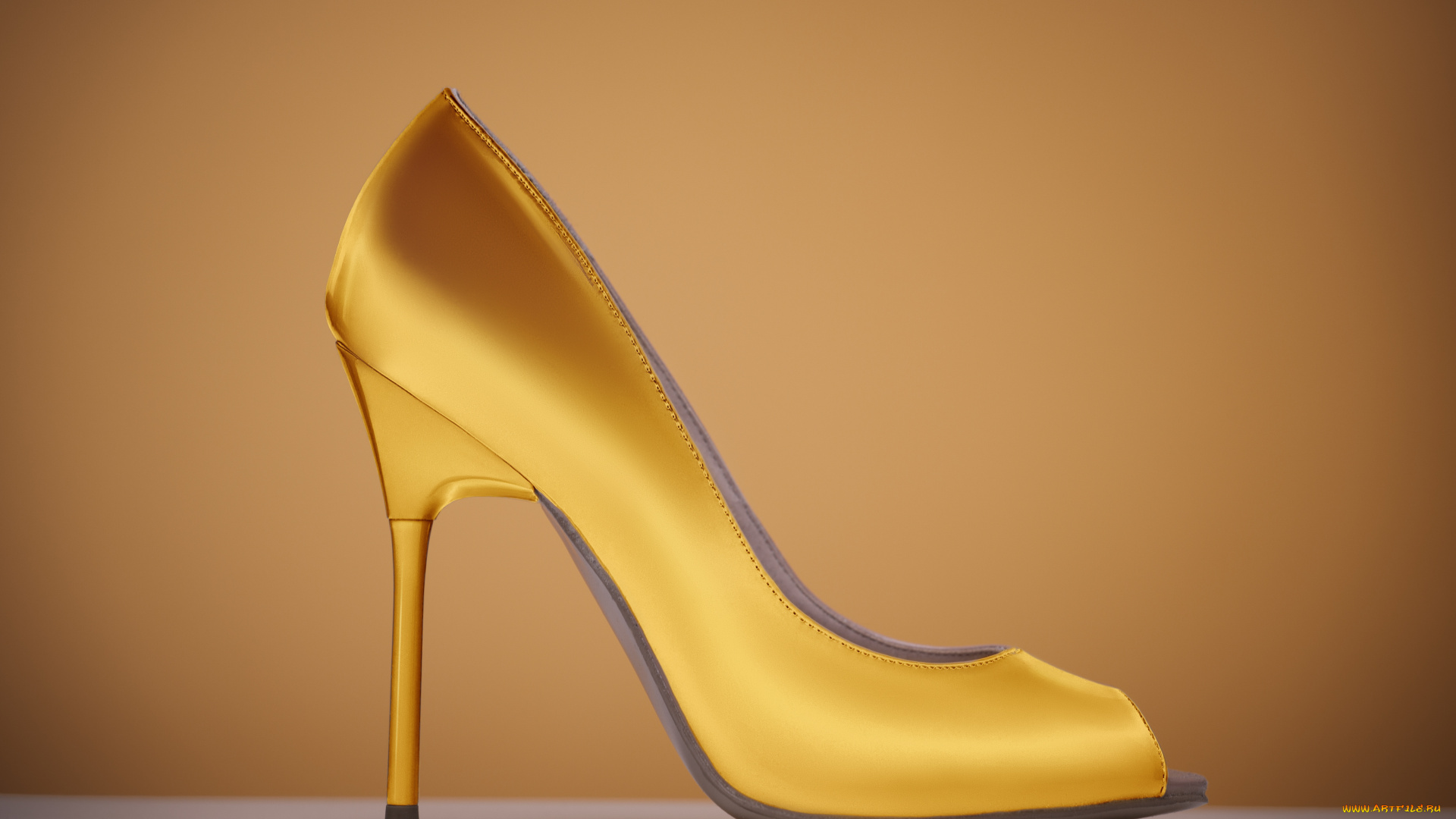 туфелька, разное, одежда, , обувь, , текстиль, , экипировка, golden, gold, fashion, woman, yellow, background, one, shoes