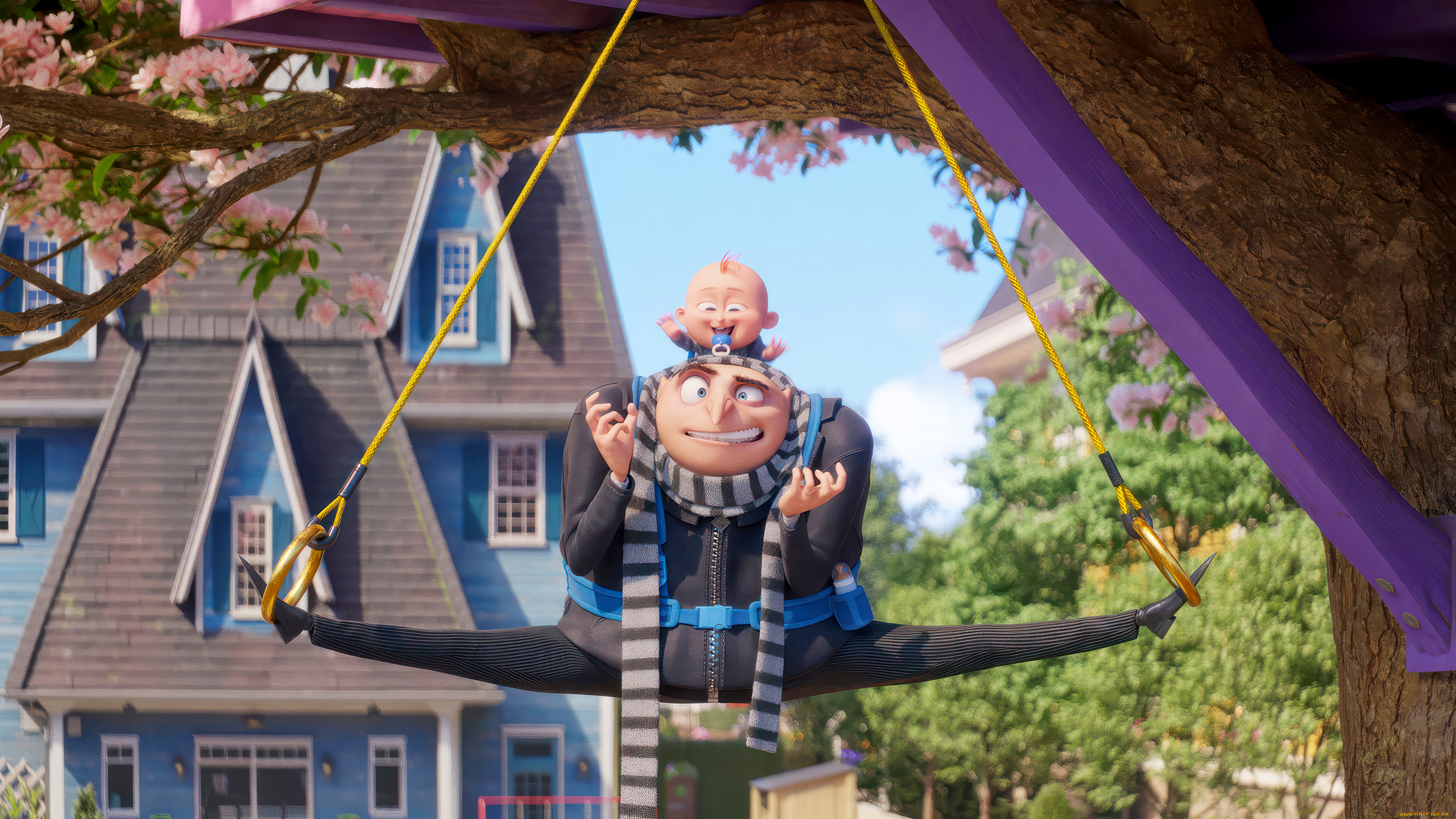 despicable, me, 4, , , 2024, , мультфильмы, despicable, me, 4, мультфильм, приключения, семейный, гадкий, я, 4, кадры, скриншoт, cтив, карелл, steve, carell, gru, озвучка