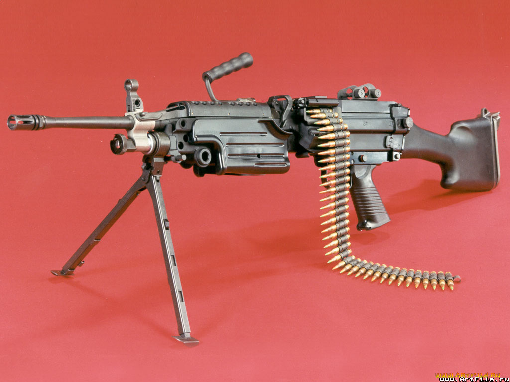 fn, m249, saw, оружие, пулемёты