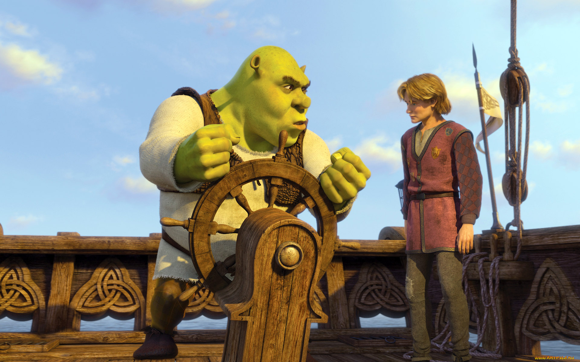 shrek, the, third, мультфильмы