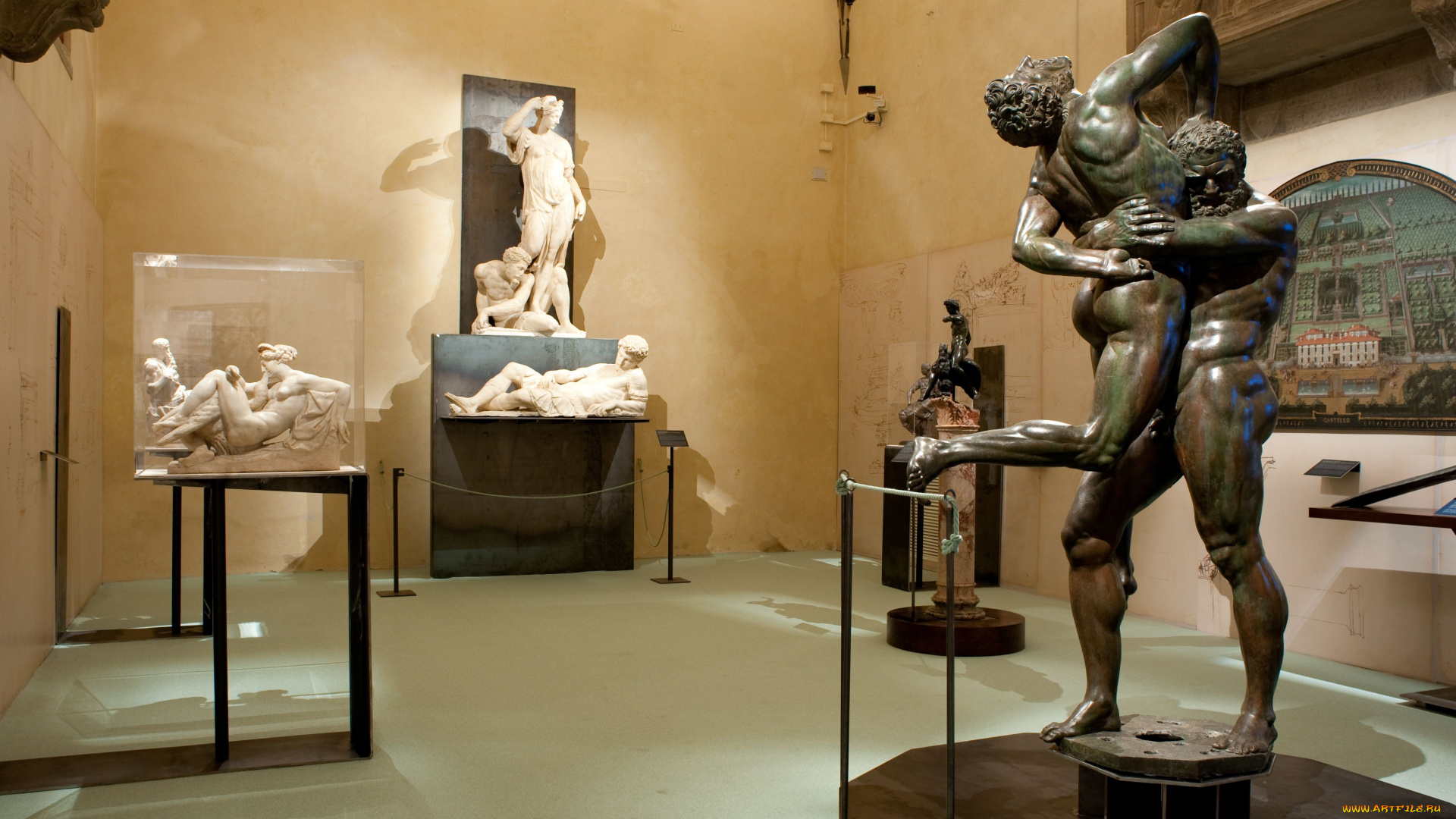 разное, рельефы, статуи, музейные, экспонаты, италия, скульптура