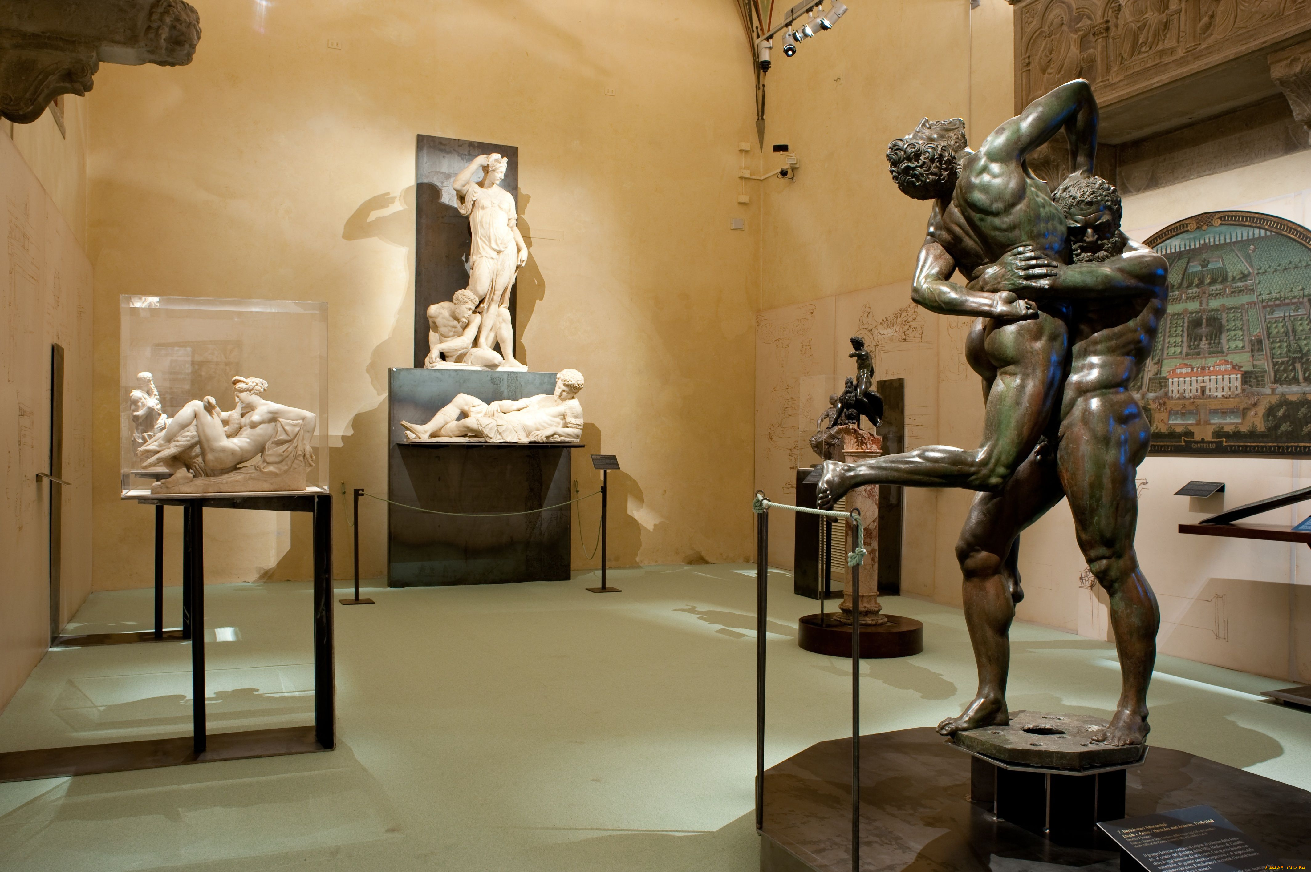разное, рельефы, статуи, музейные, экспонаты, италия, скульптура