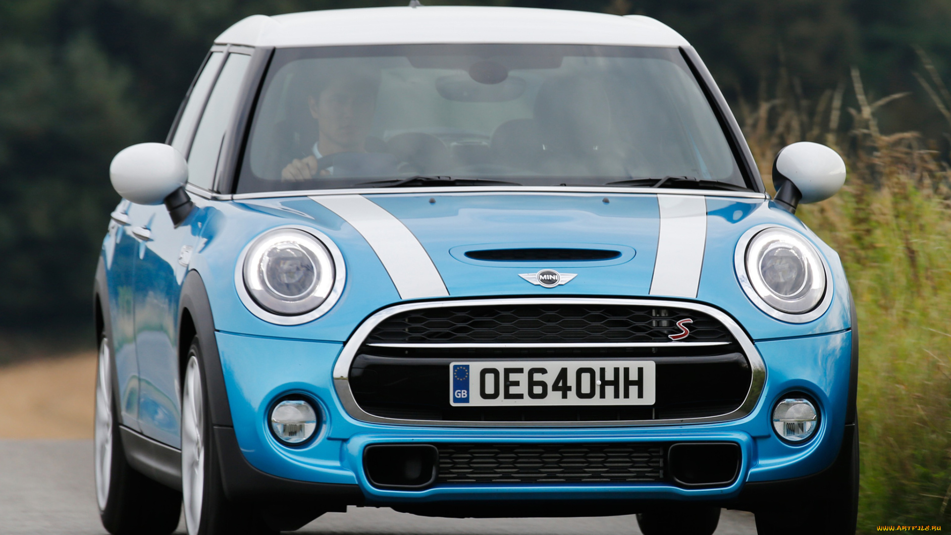 автомобили, mini, синий, 2014, f56, uk-spec, 5-door, sd, cooper