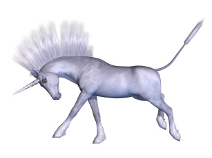 Картинка 3д+графика животные+ animals фон рог лошадь грива