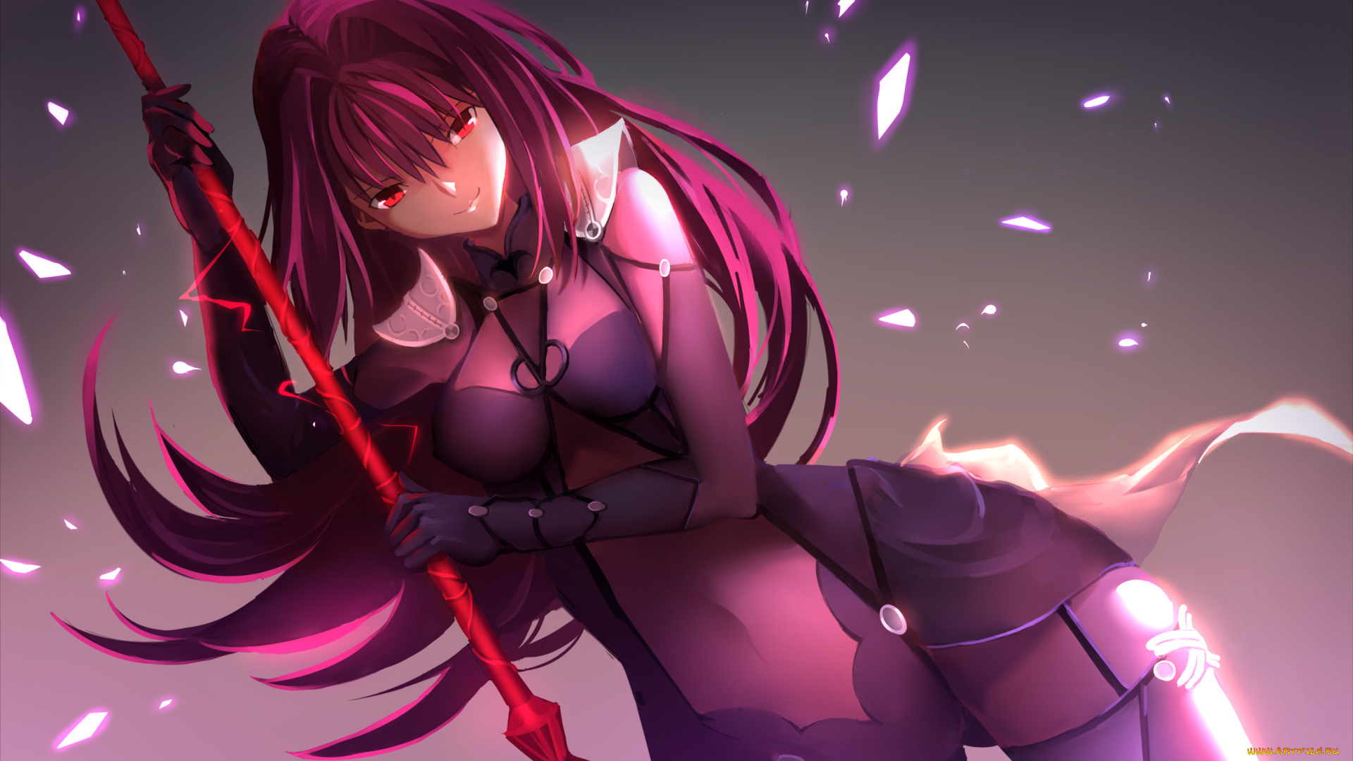 аниме, fate, stay, night, lancer, grand, order, hei, tong, shi, арт, девушка