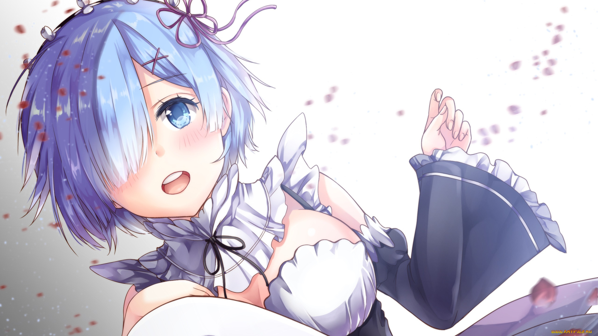 аниме, re, , zero, kara, hajimeru, isekai, seikatsu, фон, взгляд, девушка