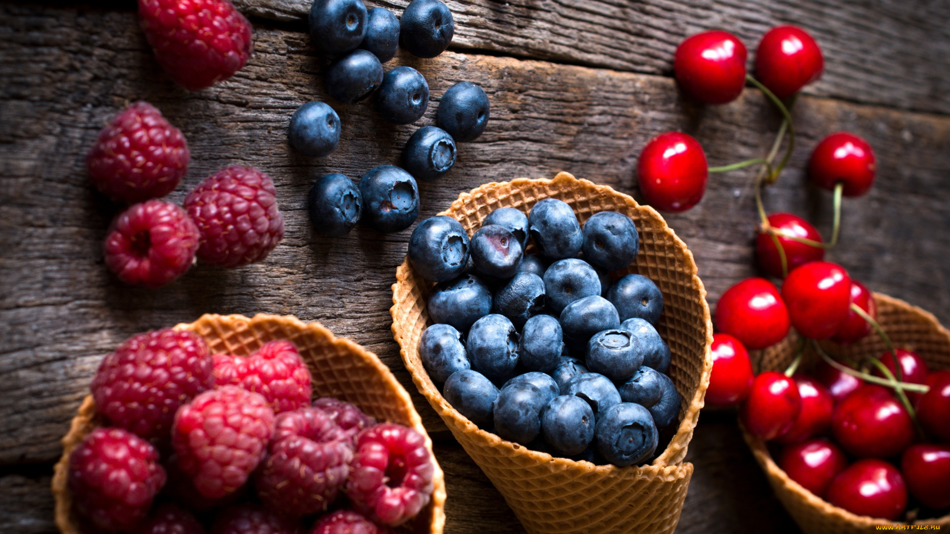 еда, фрукты, , ягоды, fresh, клубника, черника, berries, ягоды, малина, черешня