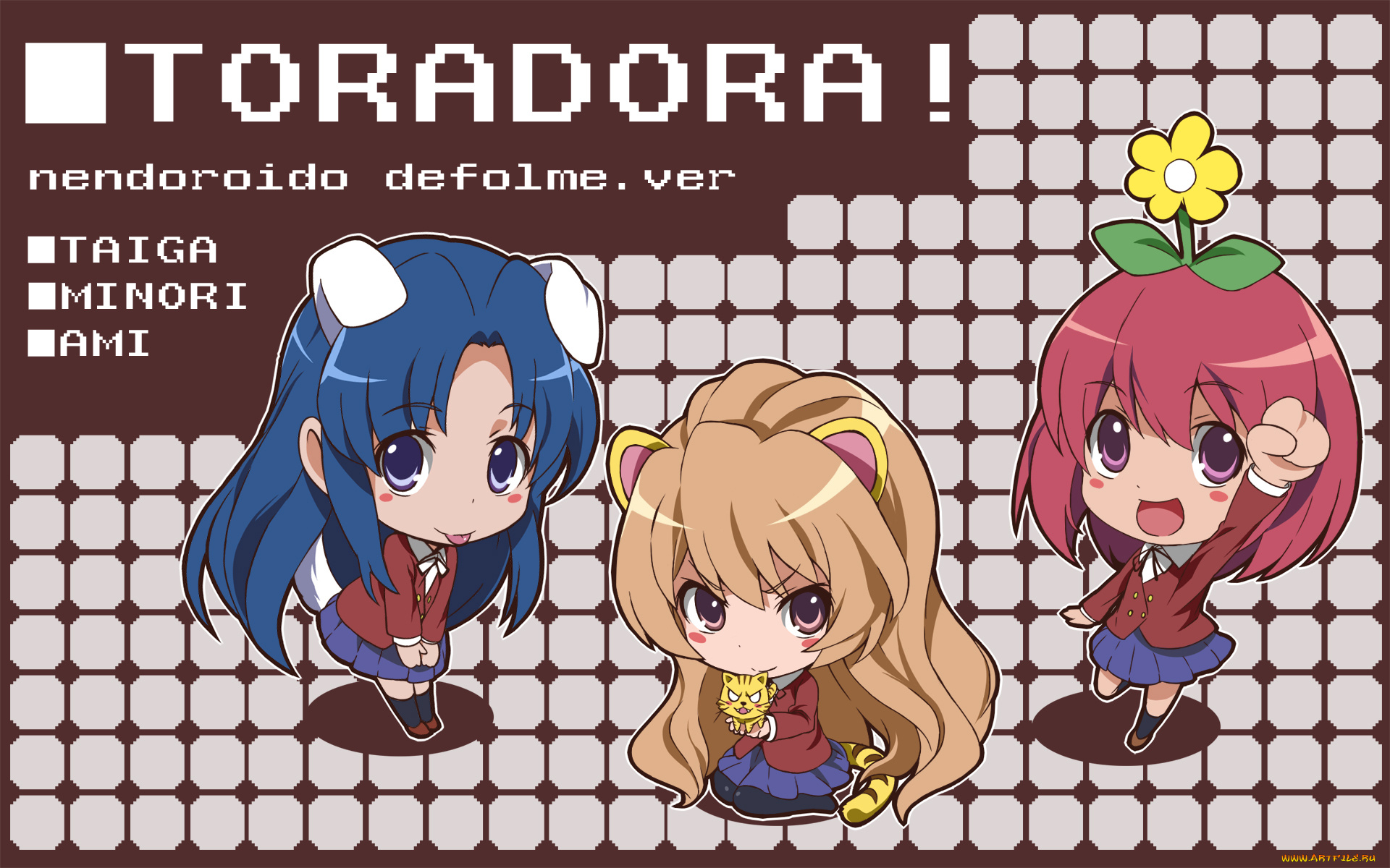 аниме, toradora, торадора