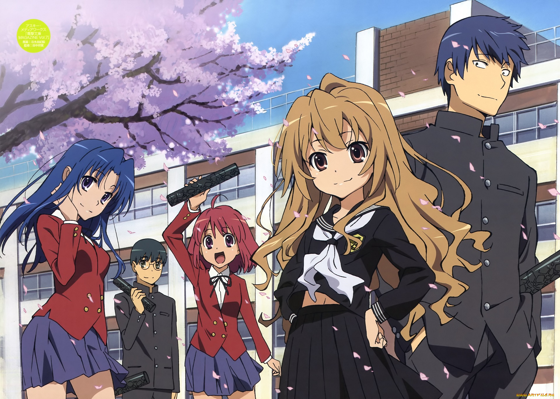 аниме, toradora, торадора