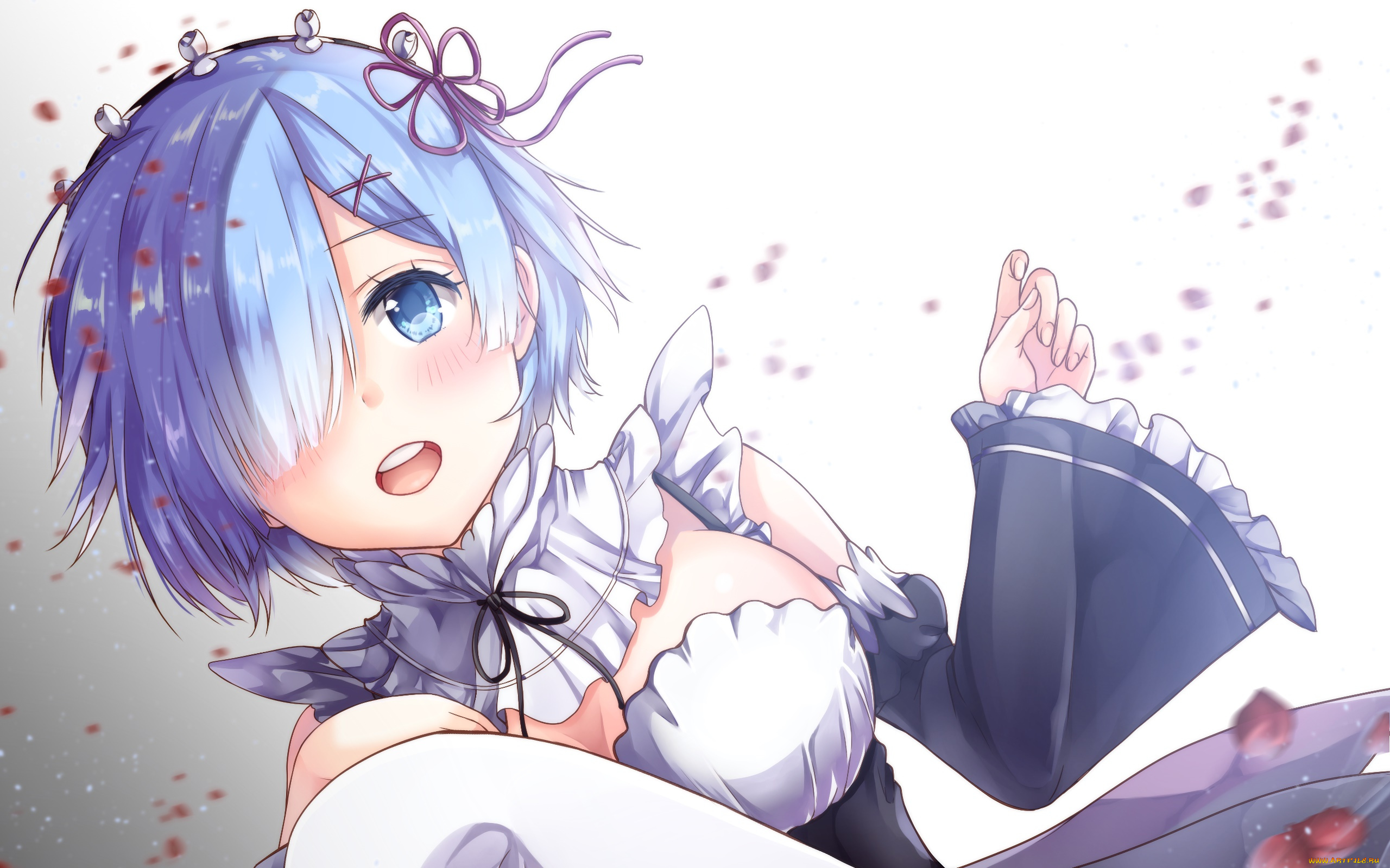 аниме, re, , zero, kara, hajimeru, isekai, seikatsu, фон, взгляд, девушка