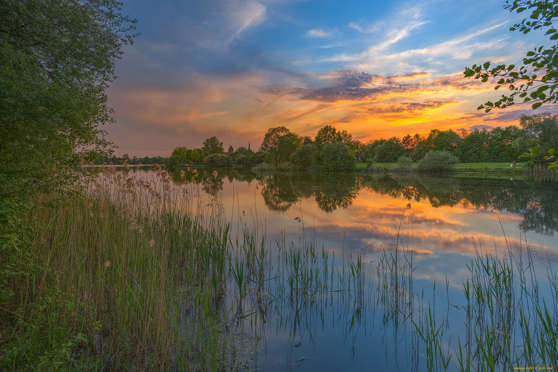 природа, реки, озера, простор