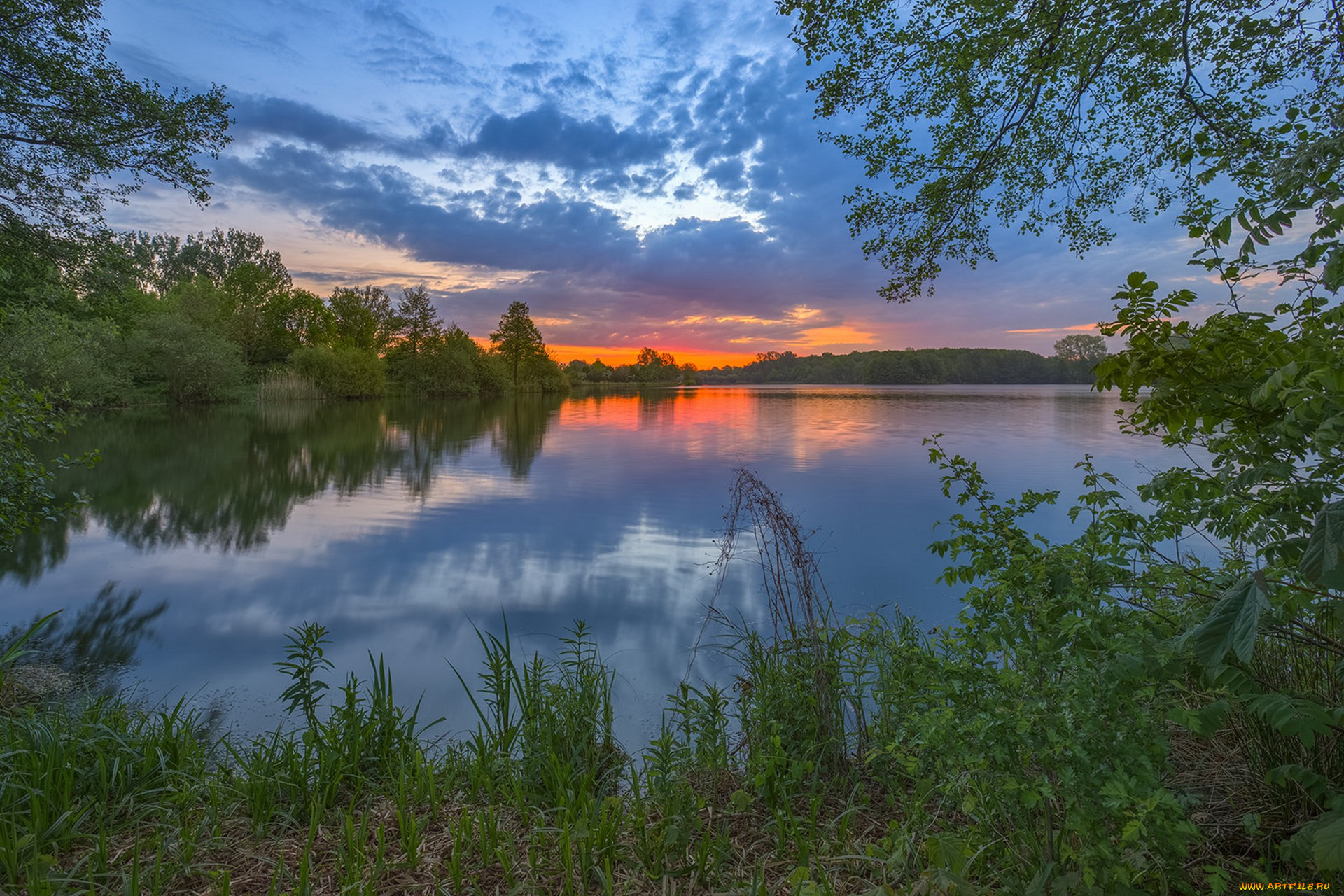 природа, реки, озера, простор