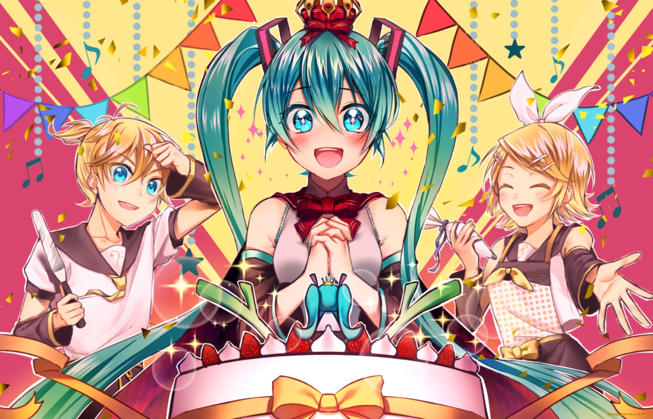 аниме, vocaloid, hatsune, miku