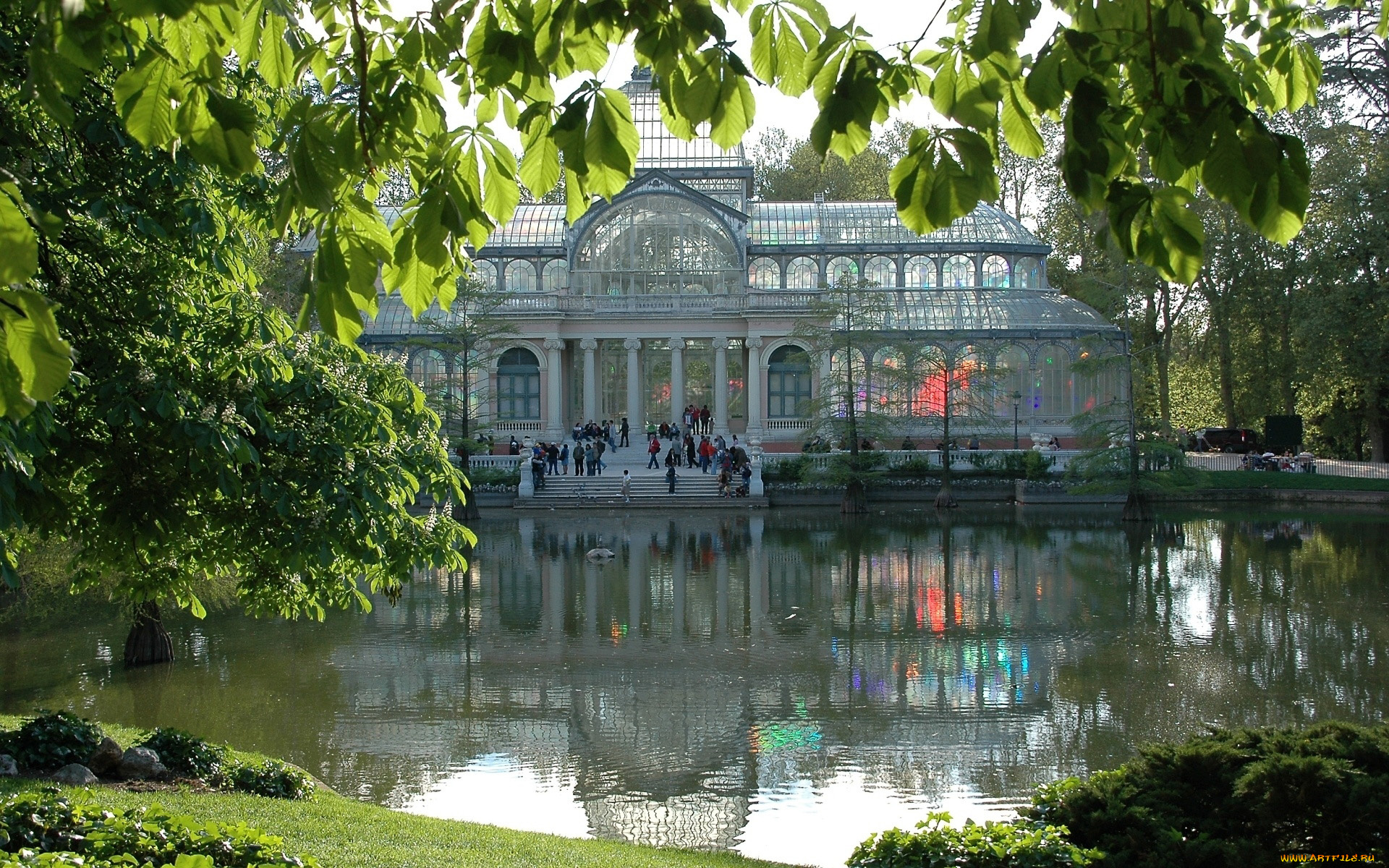 palacio, de, cristal, города, мадрид, , испания, palacio, de, cristal