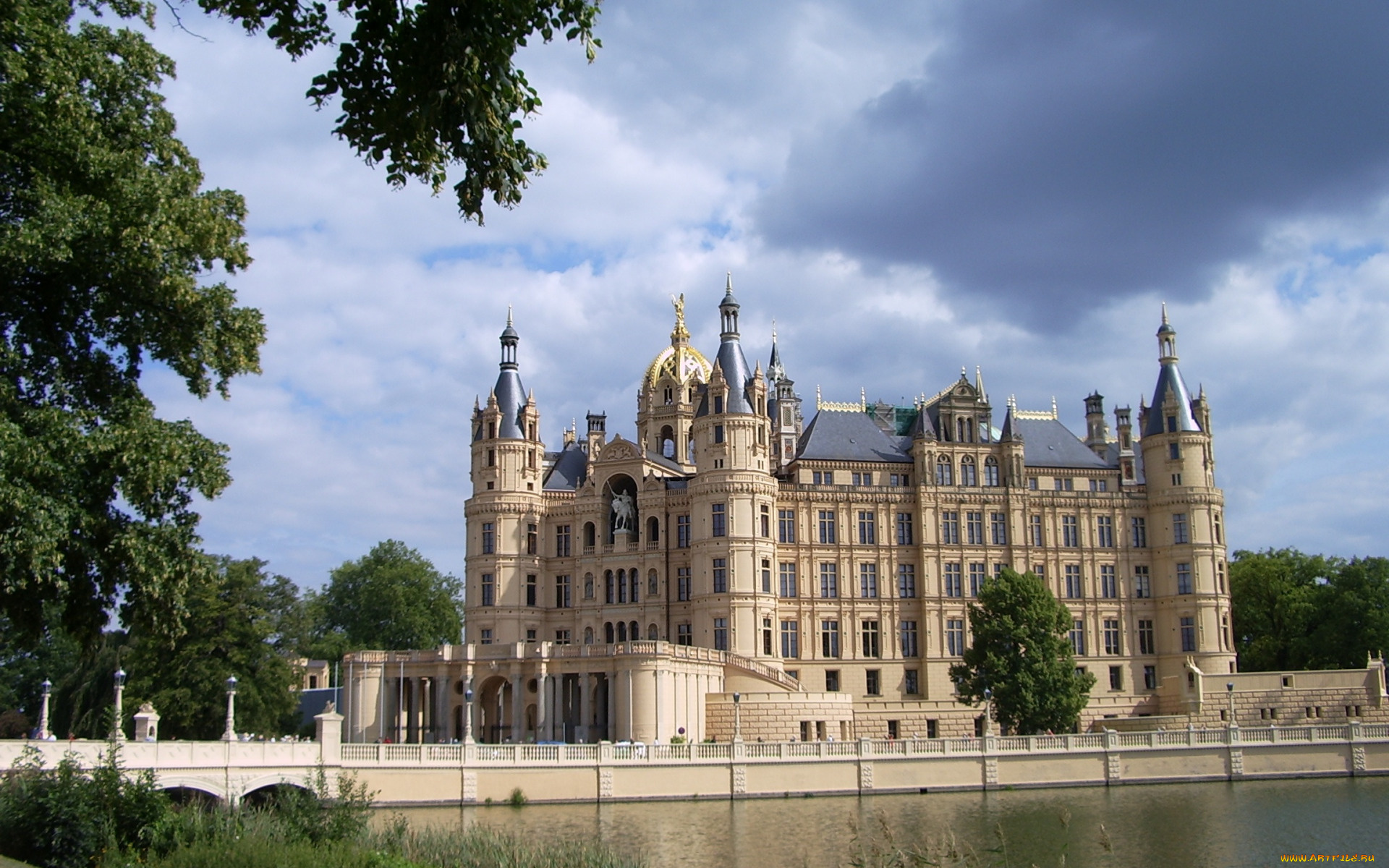 schwerin, castle, germany, города, замок, шверин, , германия, schwerin, castle