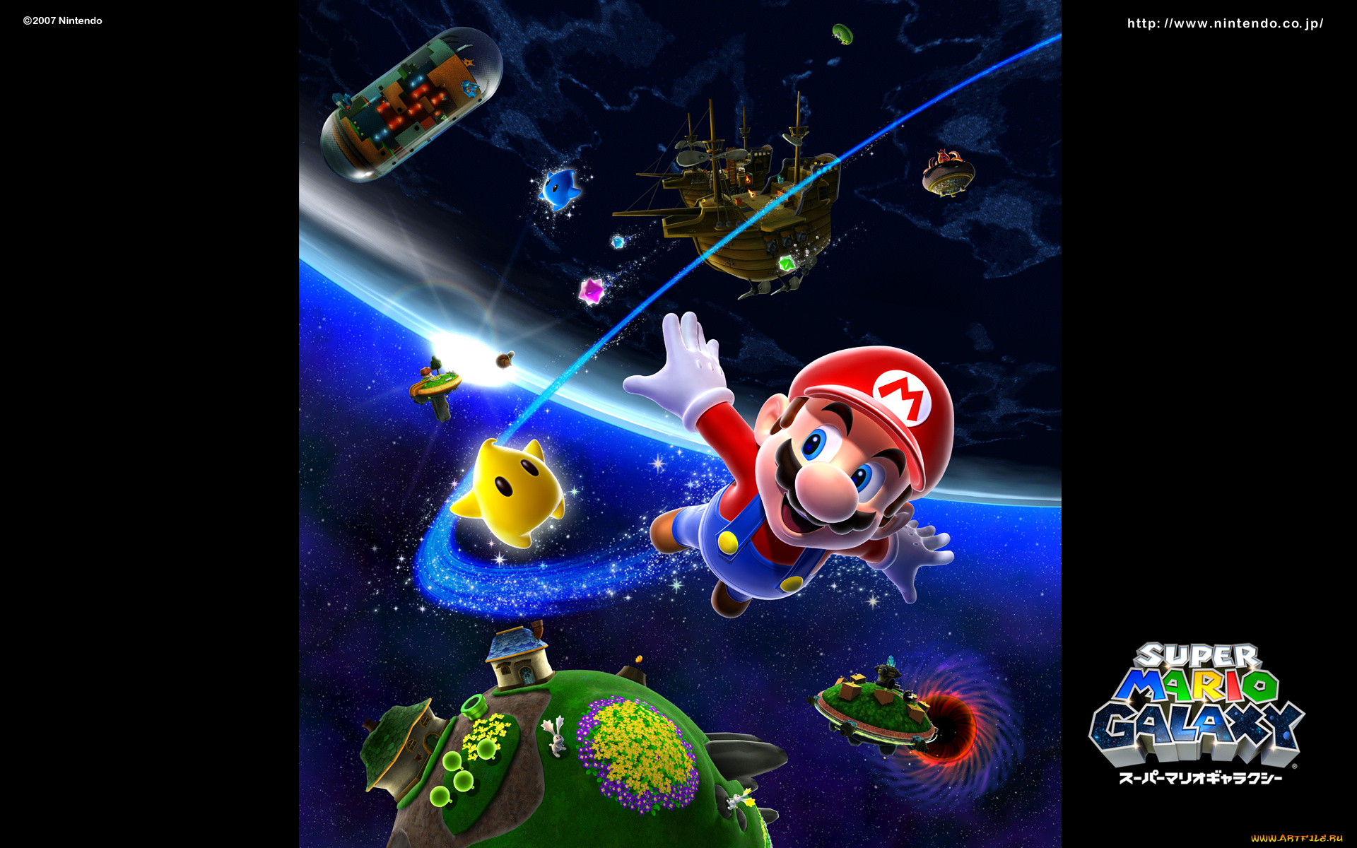 super, mario, galaxy, видео, игры