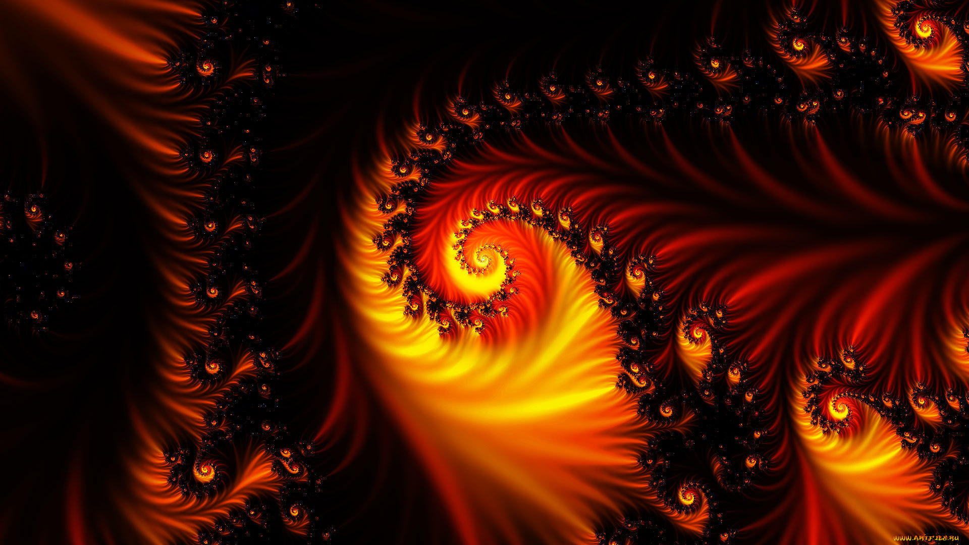 3д, графика, fractal, фракталы, фрактал, узор, фон, тёмный