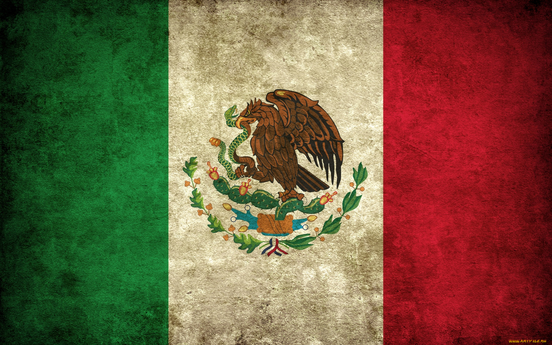 мексика, разное, флаги, гербы, флаг