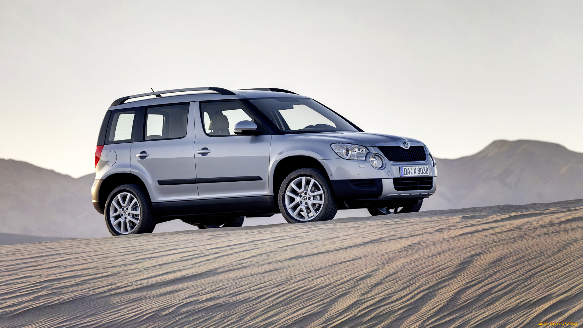 автомобили, skoda, yeti, светлый, 2009г