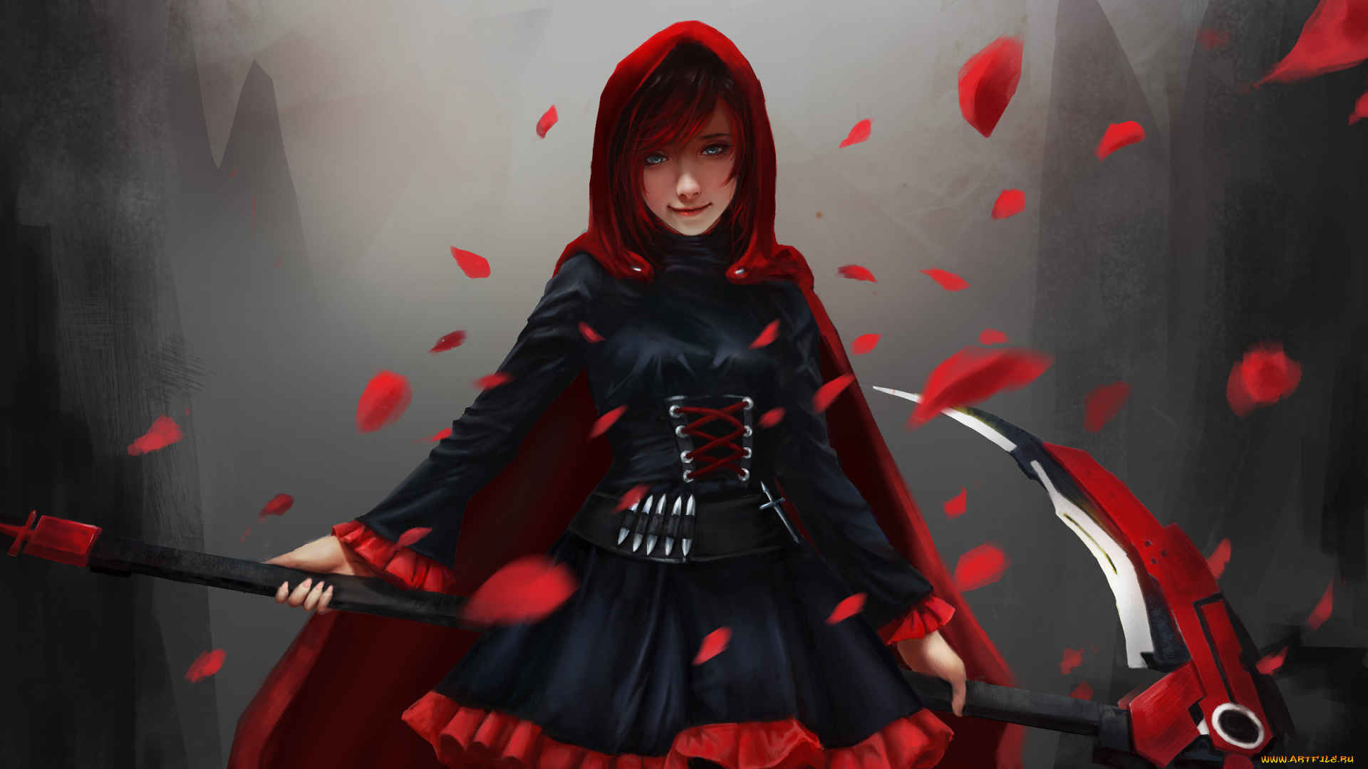 аниме, rwby, девушка