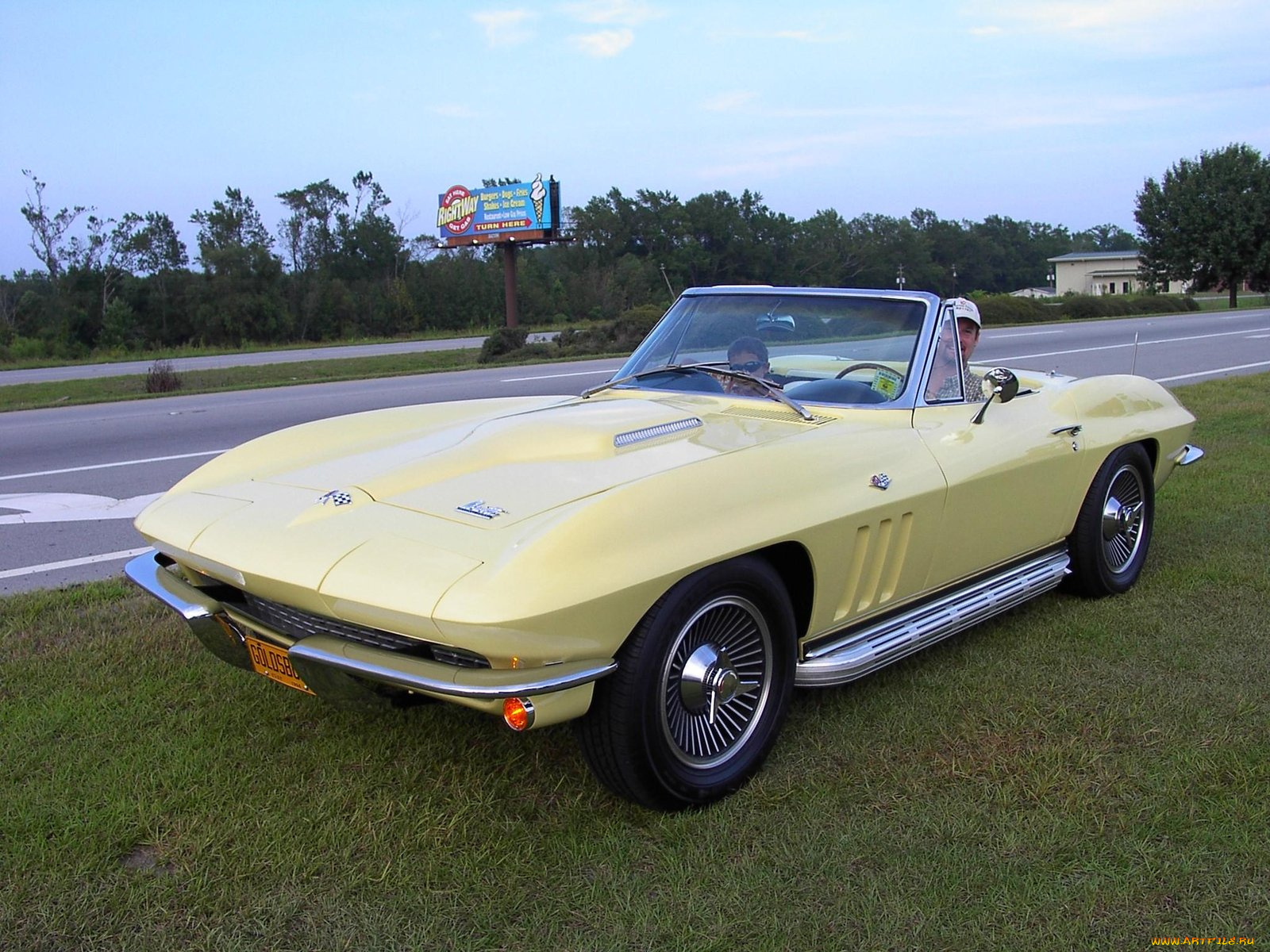 1966, chevrolet, corvette, convertible, classic, автомобили, выставки, уличные, фото