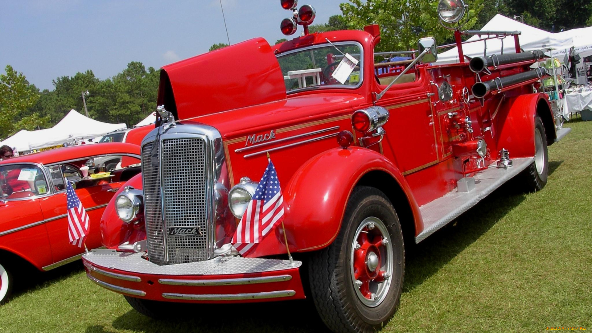 1930, mack, firetruck, classic, автомобили, пожарные, машины