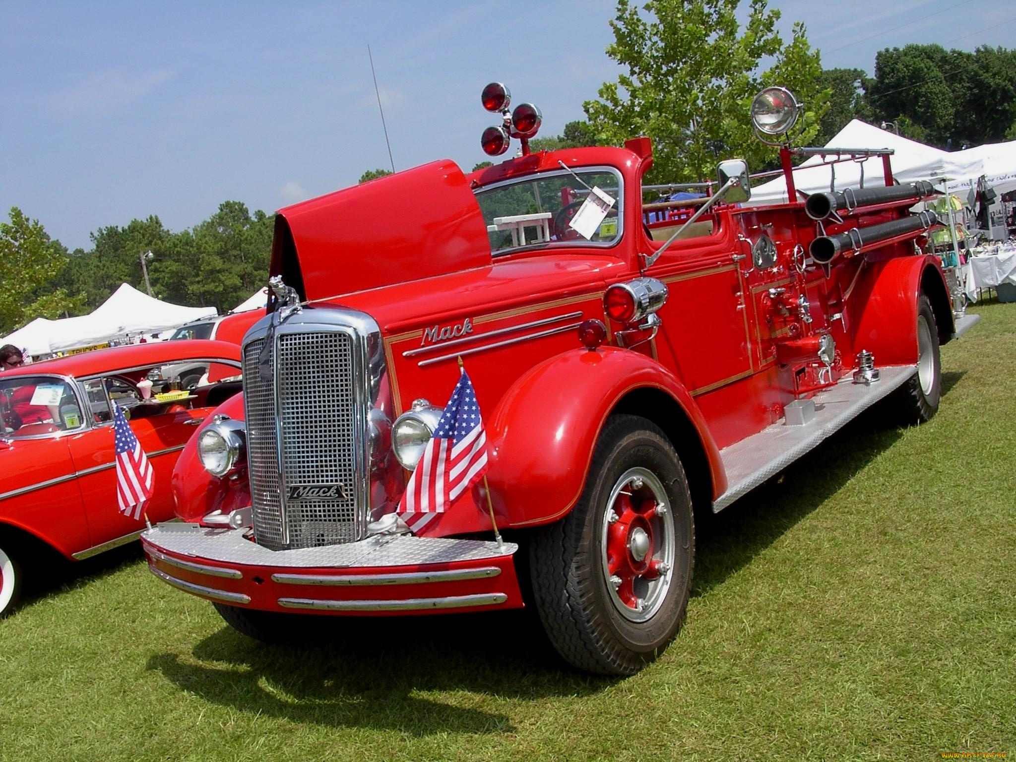 1930, mack, firetruck, classic, автомобили, пожарные, машины