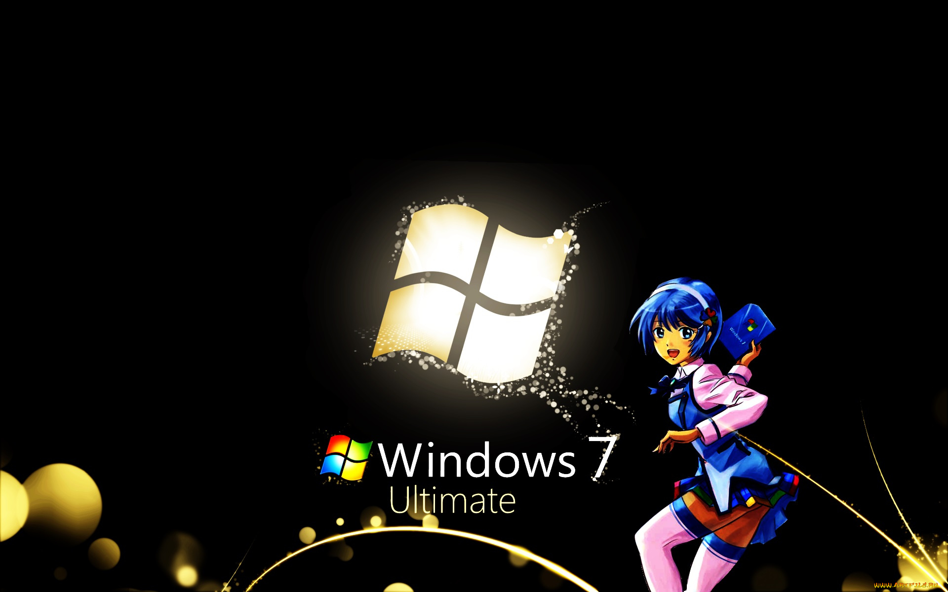 компьютеры, windows, vienna, девушка, логотип