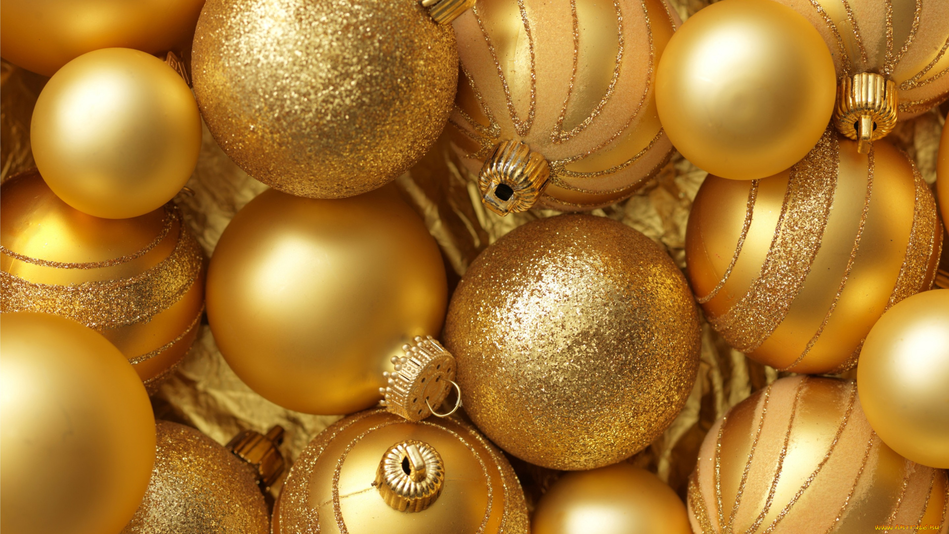 праздничные, шары, christmas, merry, gold, balls, decoration, рождество, новый, год, золотые, украшения