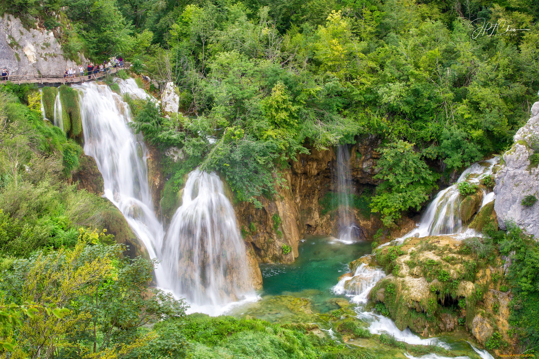 природа, водопады, простор