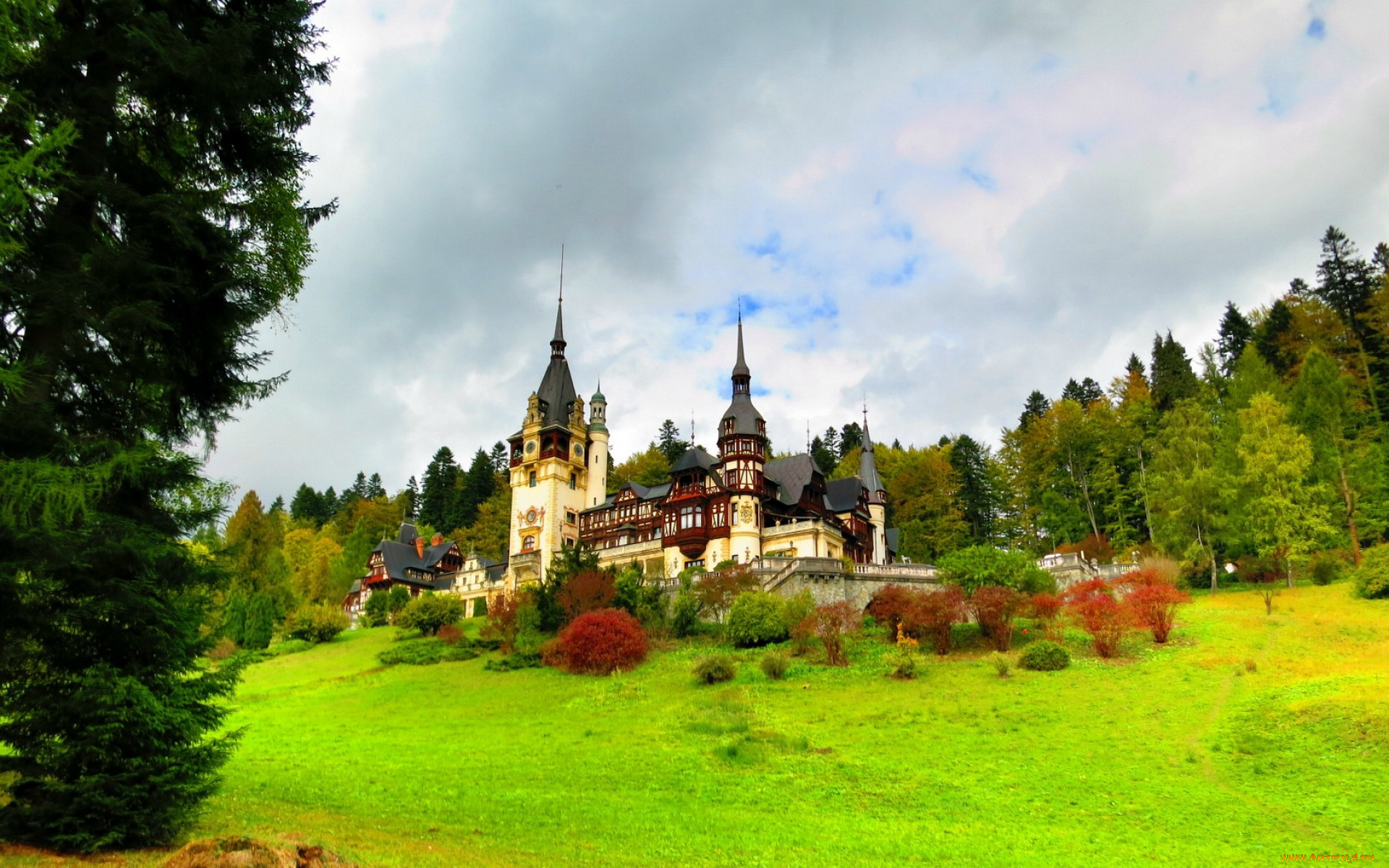 peles, castle, prahova, county, romania, города, замок, пелеш, , румыния, peles, castle, prahova, county