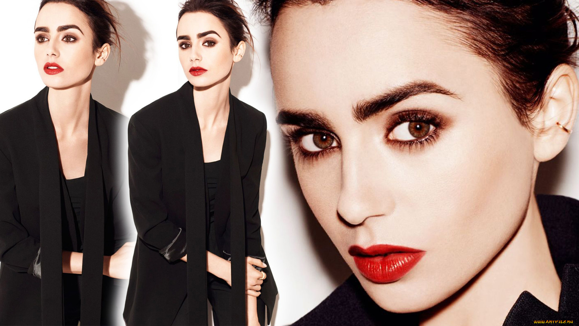 девушки, lily, collins, lily, collins