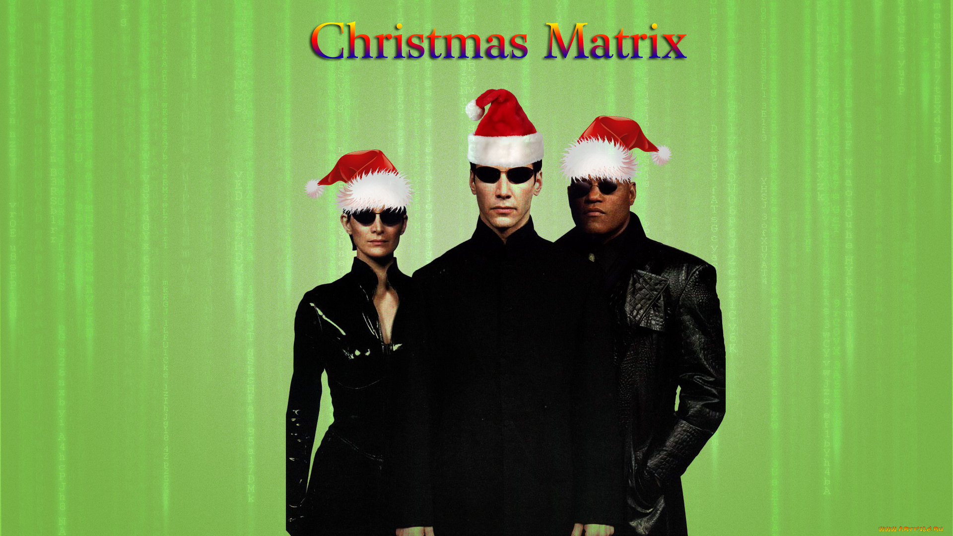 матрица, юмор, приколы, neo, новый, год, морфиус, прикол, тринити, нео, the, matrix, christmas