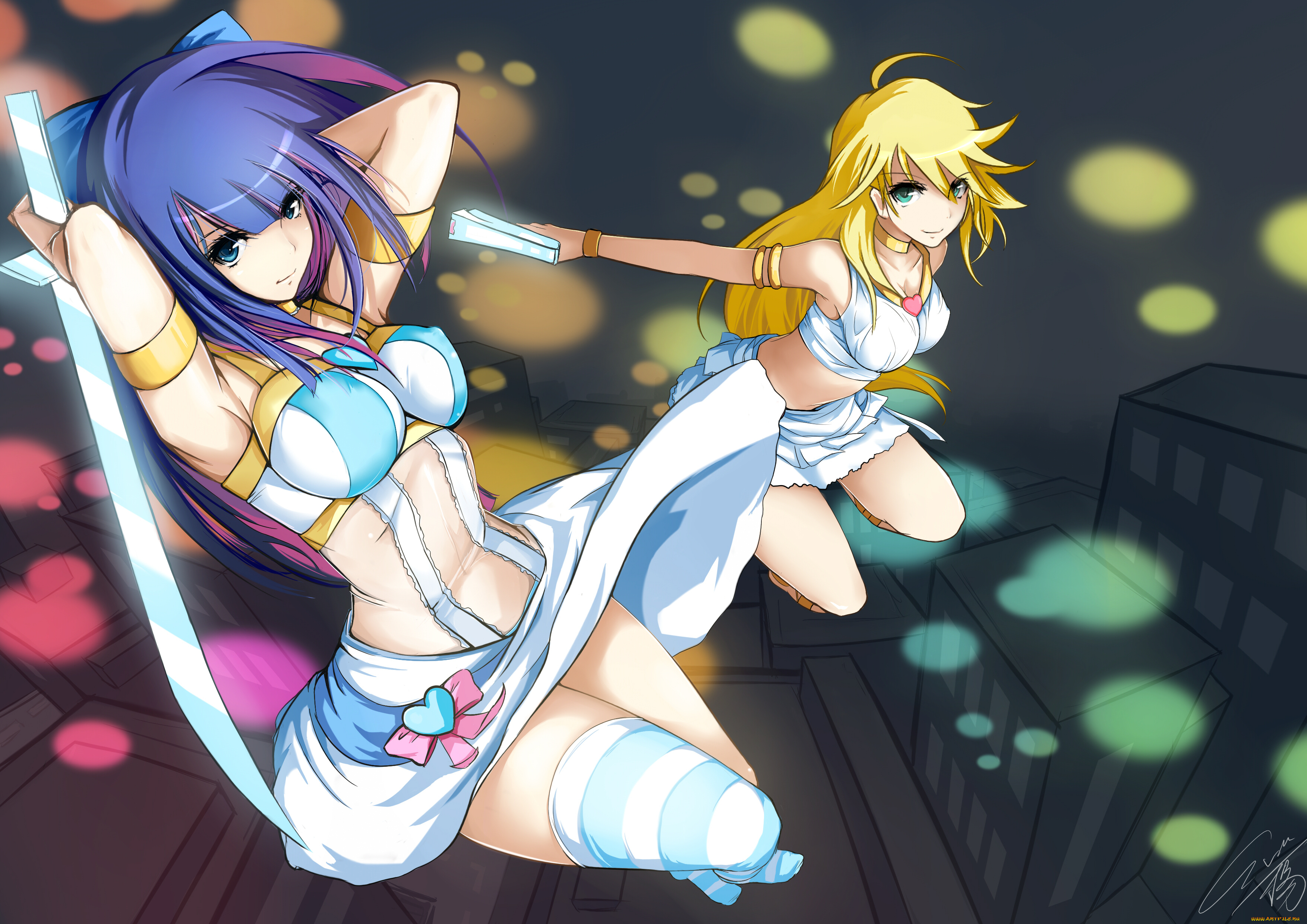 аниме, panty, stocking, with, garterbelt, anarchy