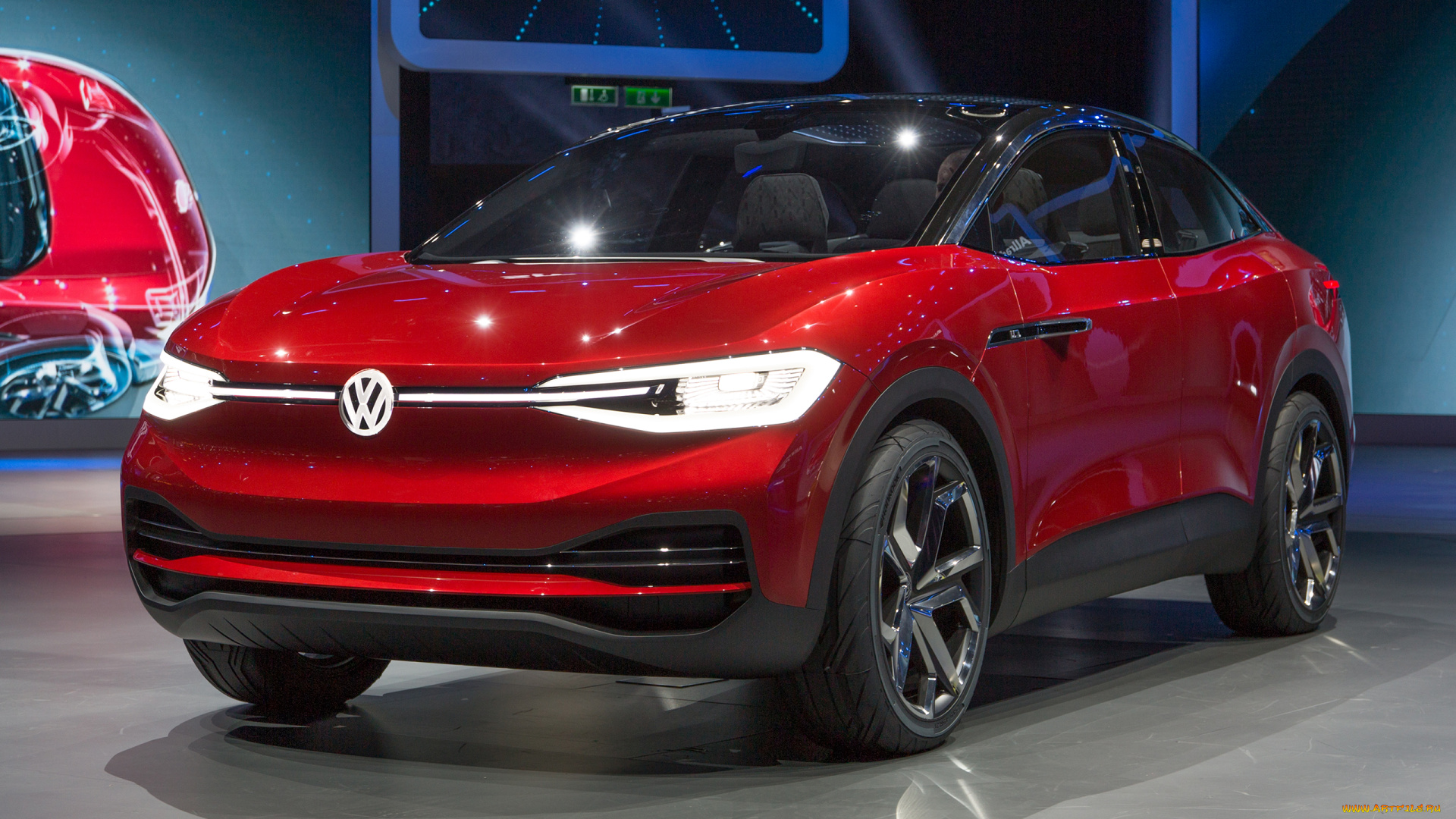 volkswagen, id, crozz, electric, crossover, concept, 2017, автомобили, volkswagen, crozz, id, 2017, electric, crossover, concept