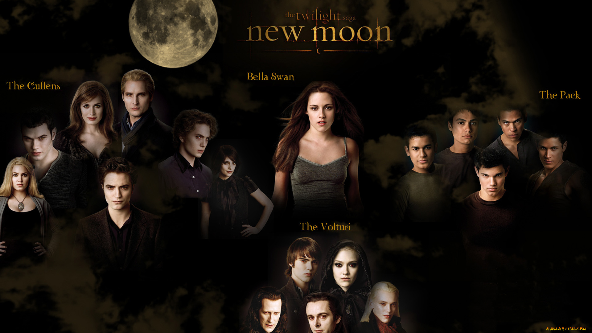 кино, фильмы, the, twilight, saga, , new, moon, персонажи