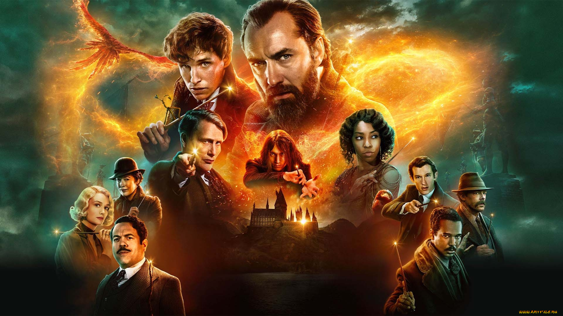 кино, фильмы, fantastic, beasts, , the, secrets, of, dumbledore, коллаж