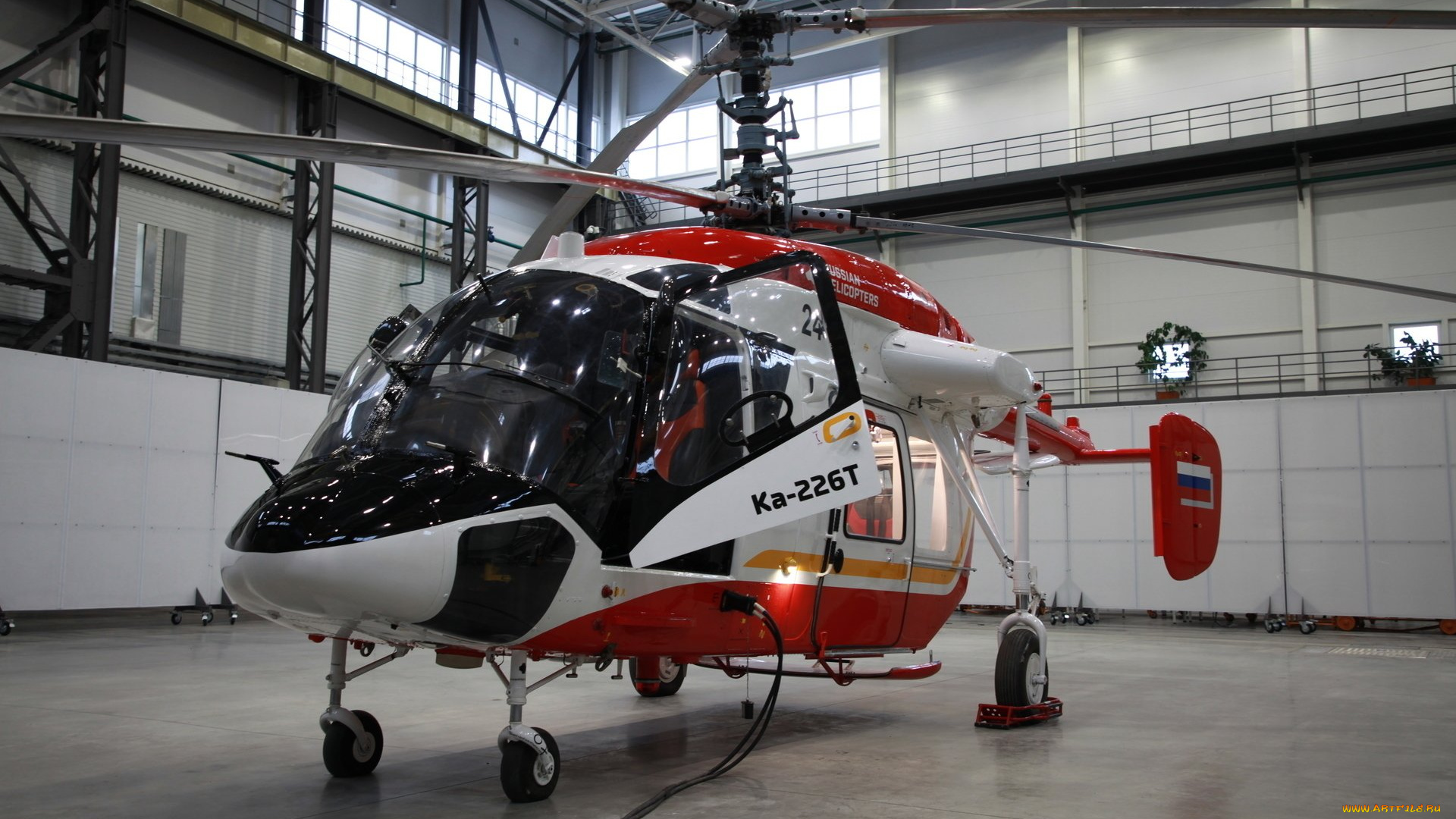 авиация, вертолёты, kamov, ка226, вертолeты, россии, ангар