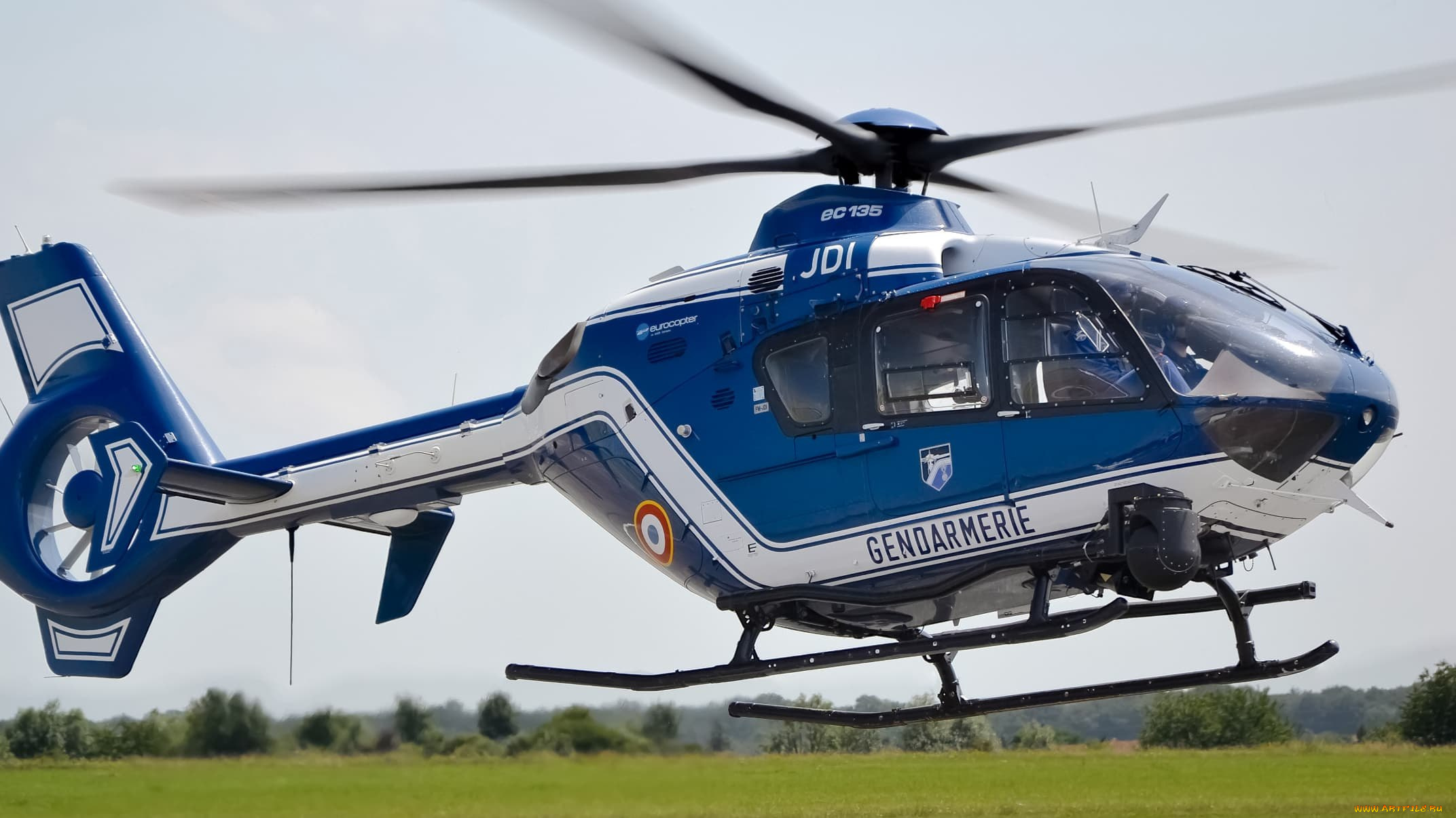 авиация, вертолёты, вертолeт, eurocopter, ec135, gendarmerie