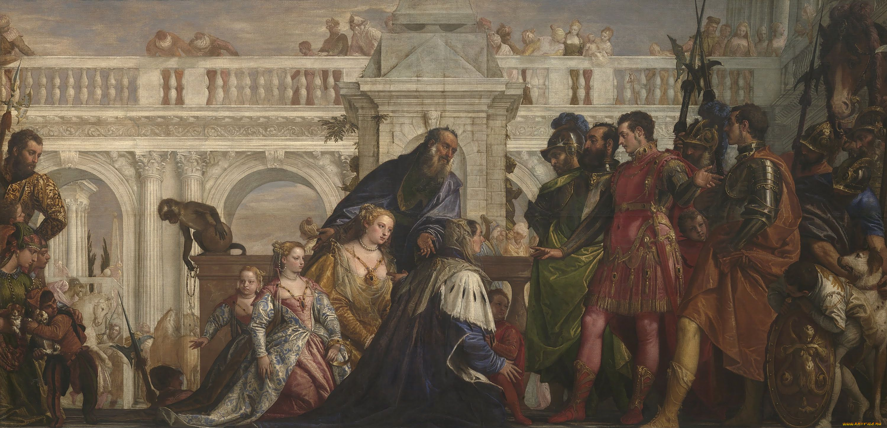 paolo, veronese, the, family, of, darius, before, alexander, рисованные