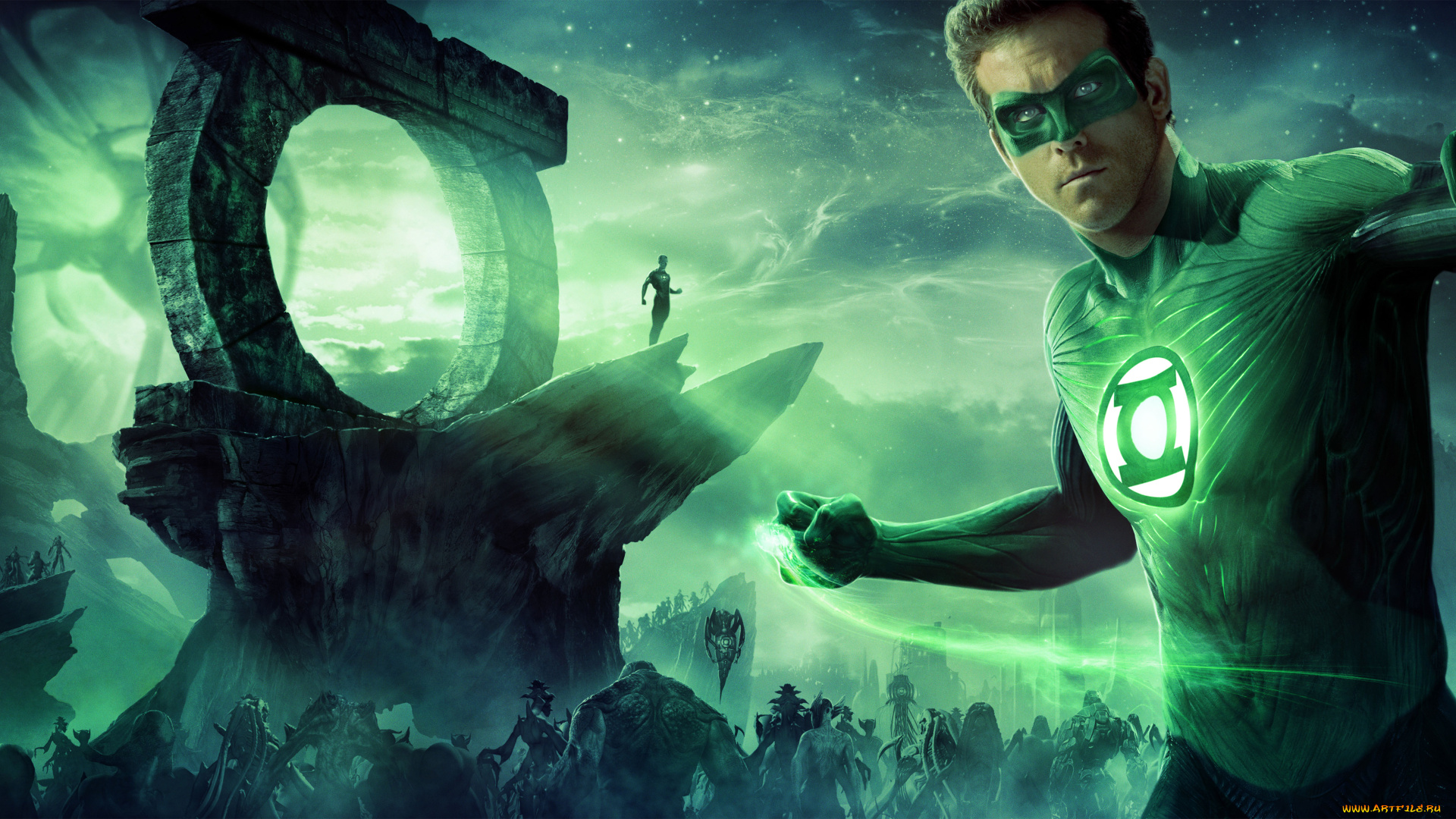 green, lantern, кино, фильмы, герой, скала, существа