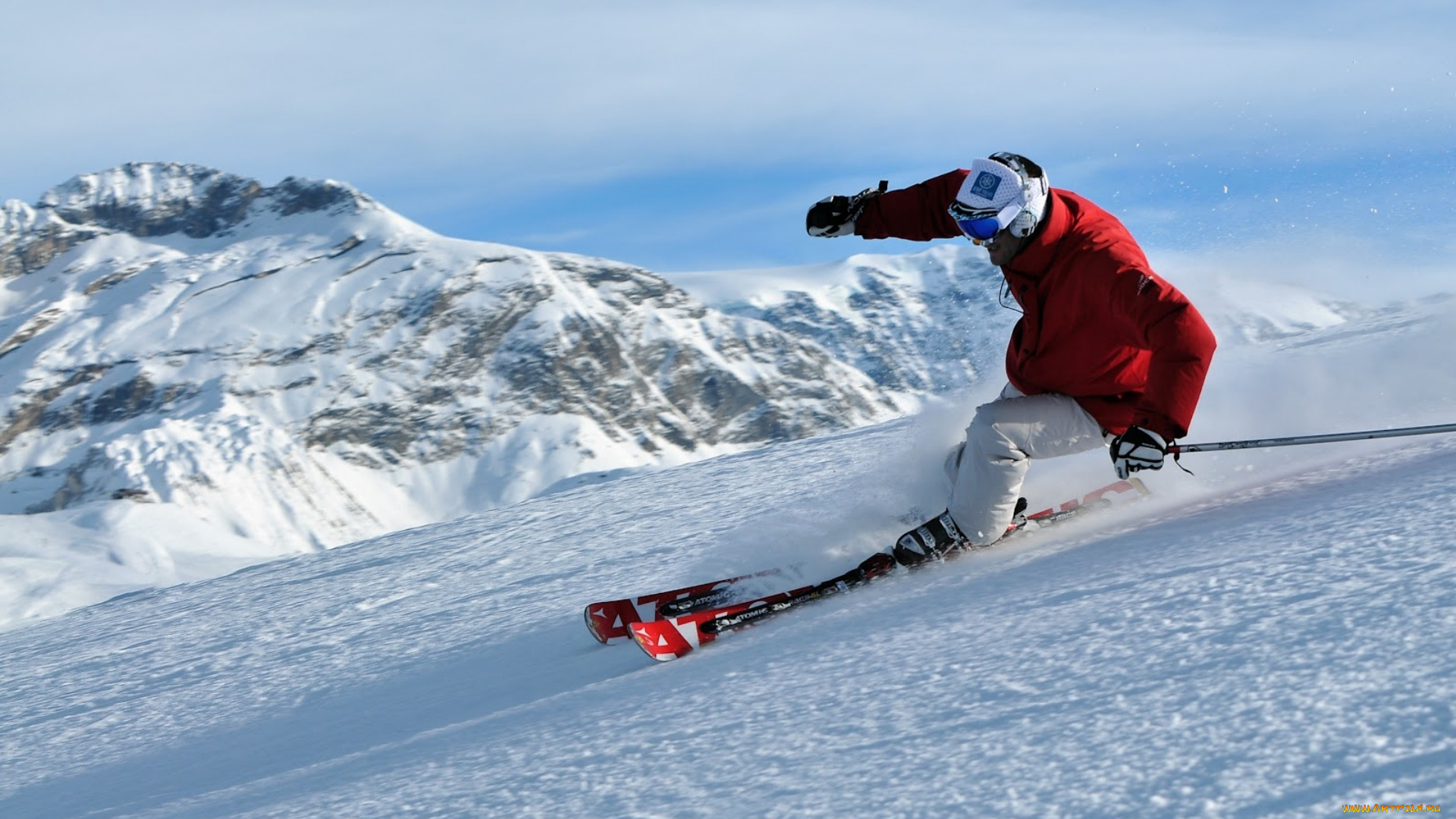 спорт, лыжный, горные, лыжи, фрирайд, freeride, горы, снег, лес