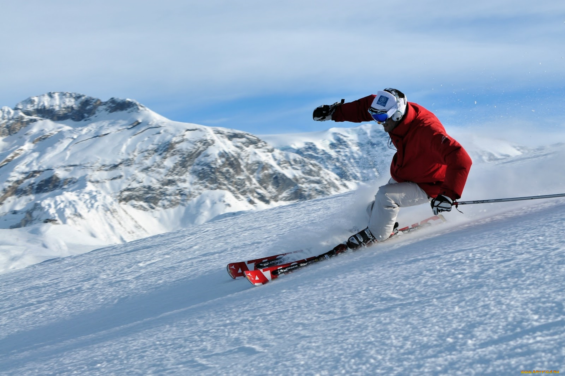 спорт, лыжный, горные, лыжи, фрирайд, freeride, горы, снег, лес