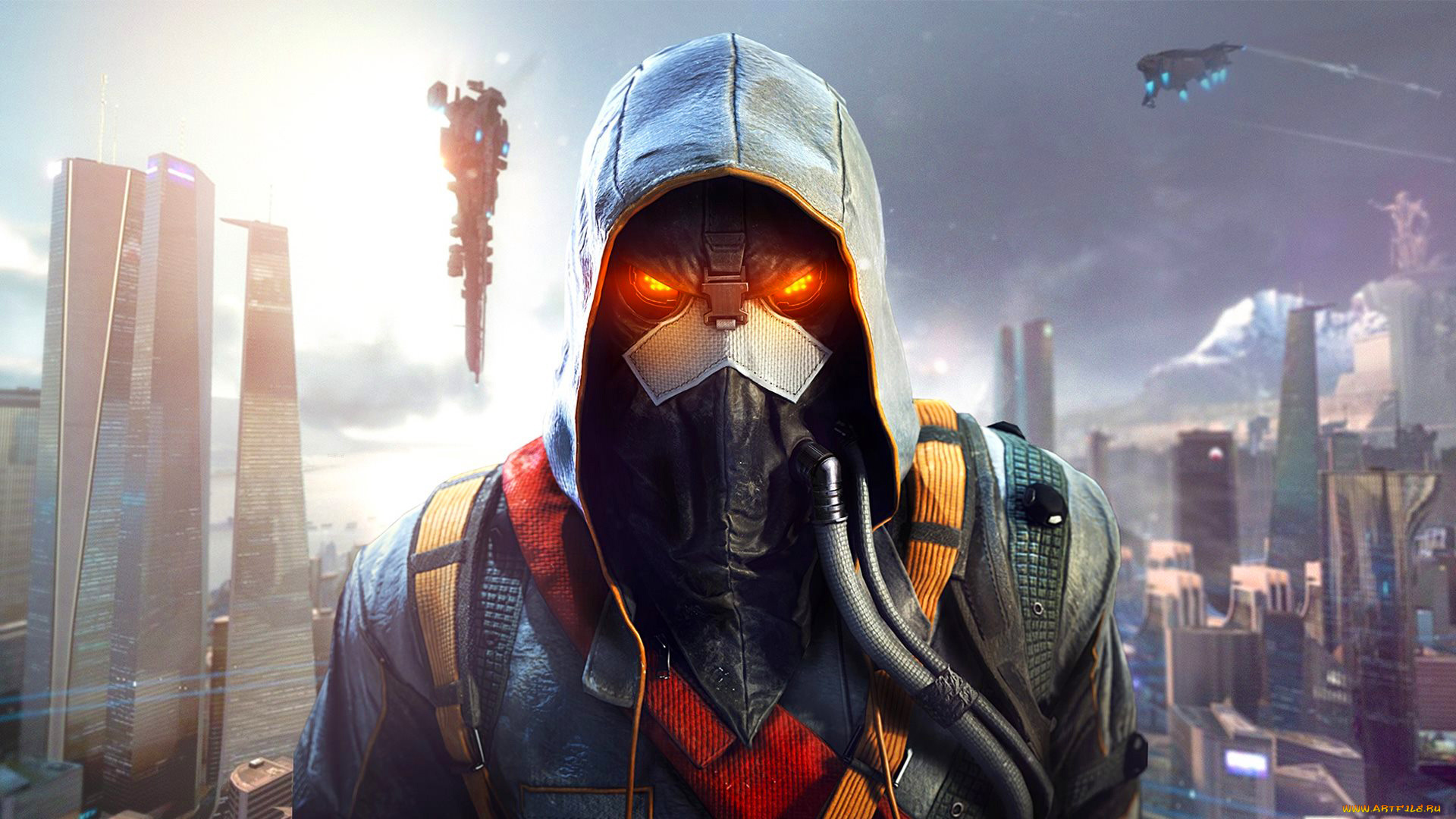 killzone, shadow, fall, видео, игры, killzone, , shadow, fall, капюшон