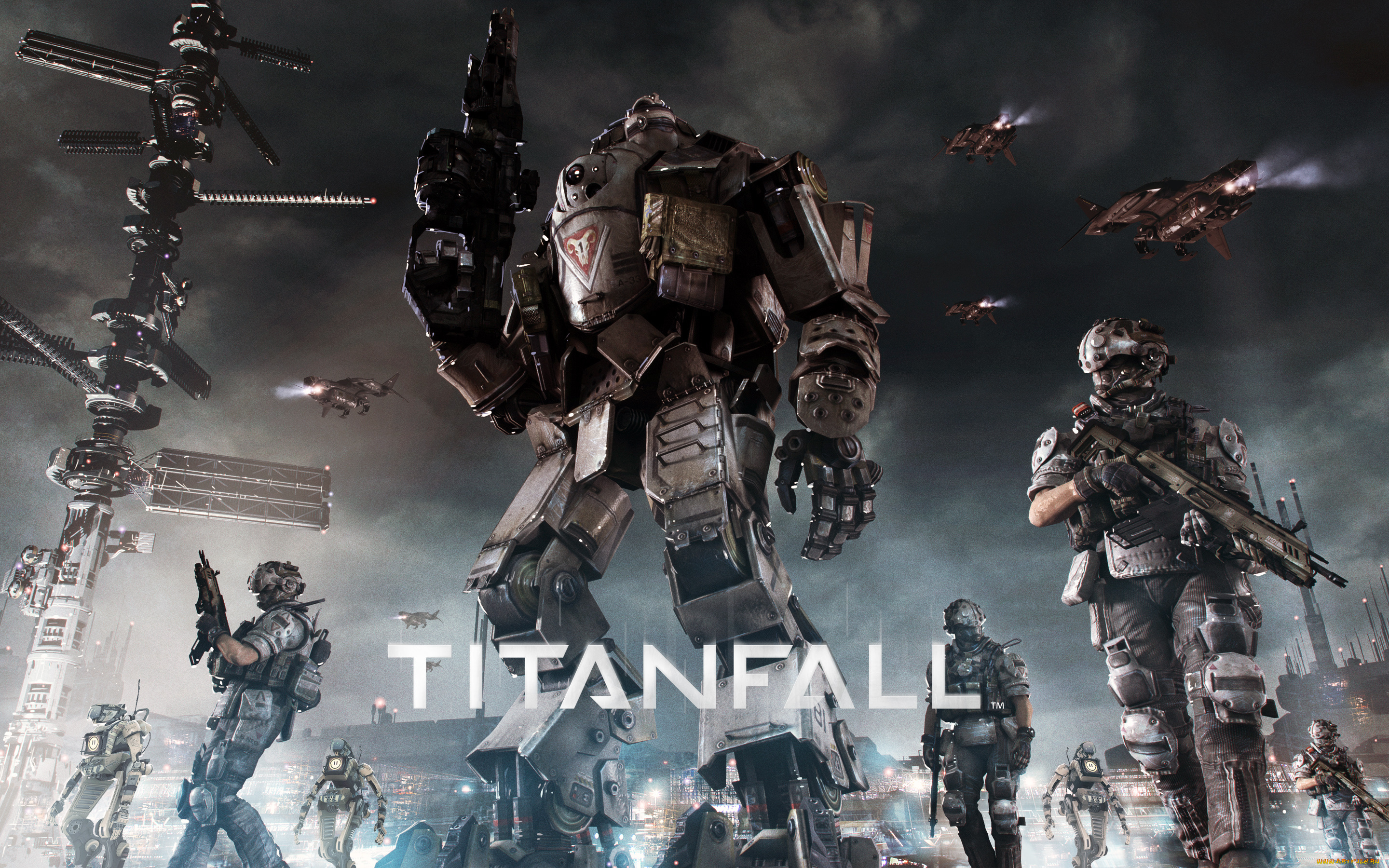 titanfall, видео, игры, робот