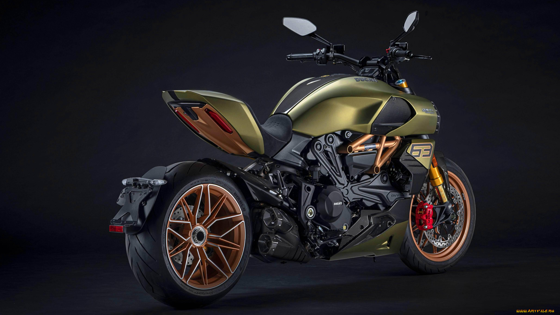 2021, ducati, diavel, 1260, lamborghini, мотоциклы, ducati, 2021, diavel, 1260, lamborghini, вид, сзади