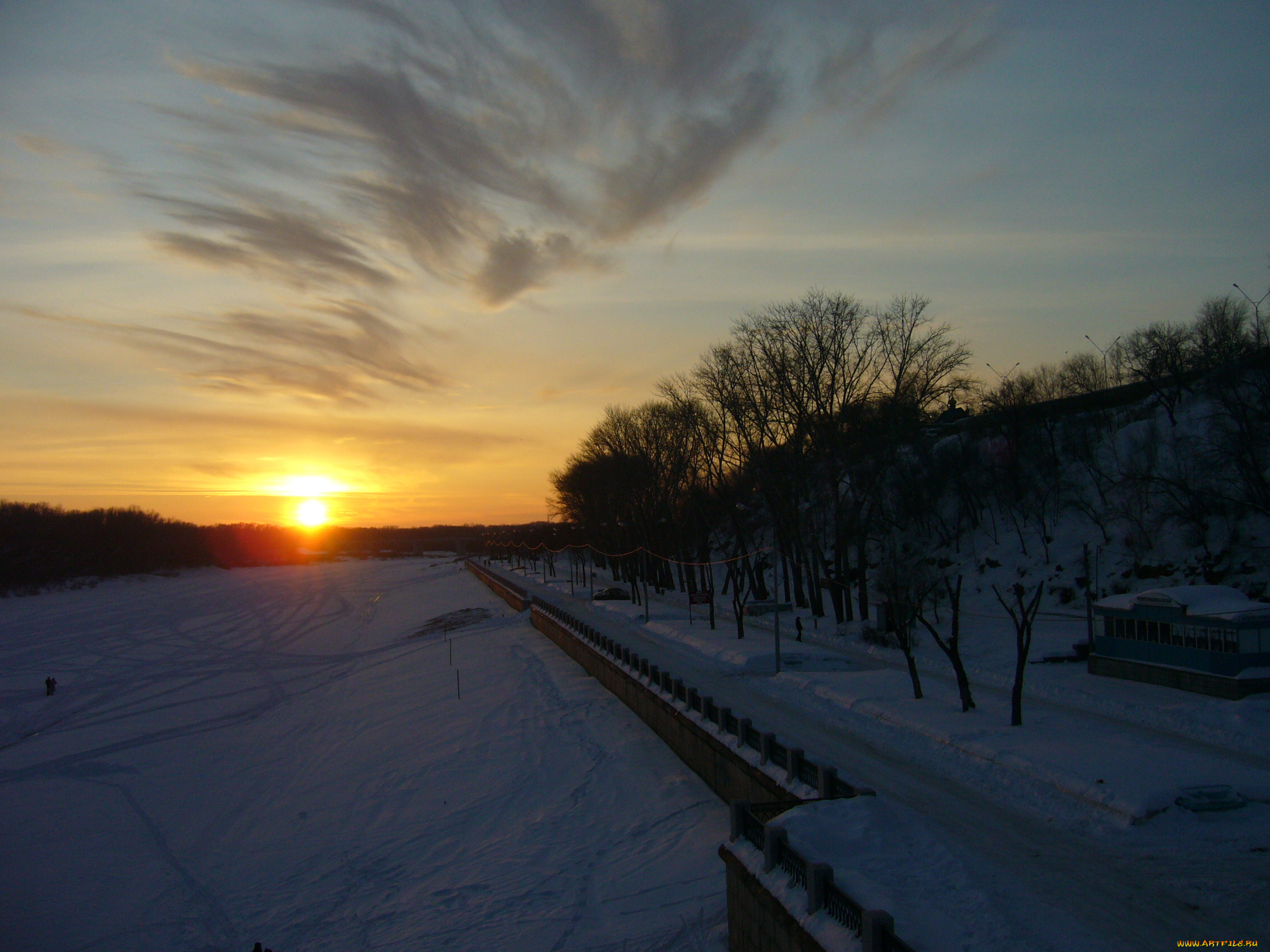 оренбург, набережная, природа